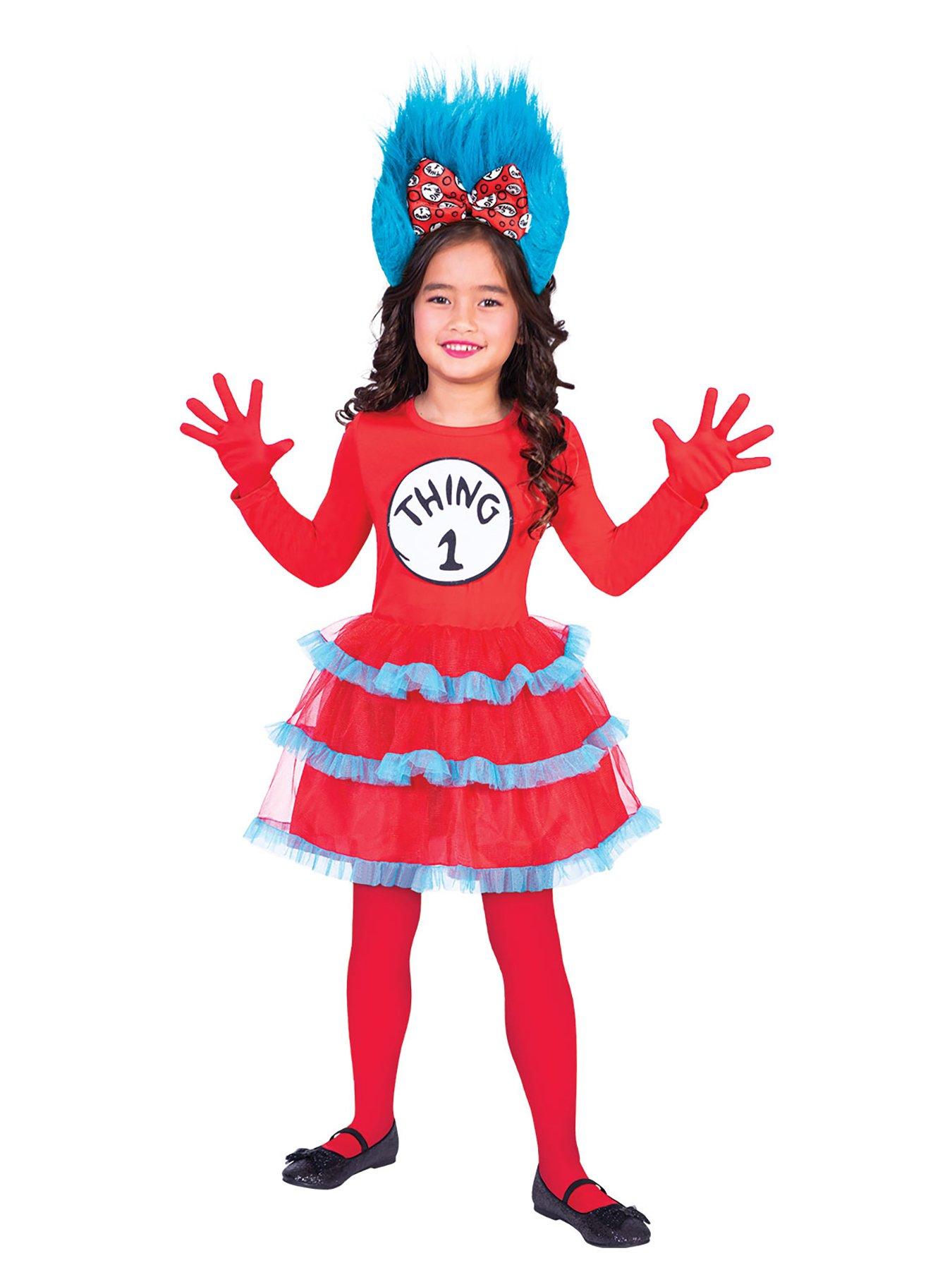 Image 1 of 2 of Dr Seuss Thing 1 &amp; 2 Tutu Dress