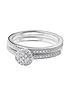 love-diamond-9ct-white-gold-29-point-diamond-cluster-bridal-setoutfit
