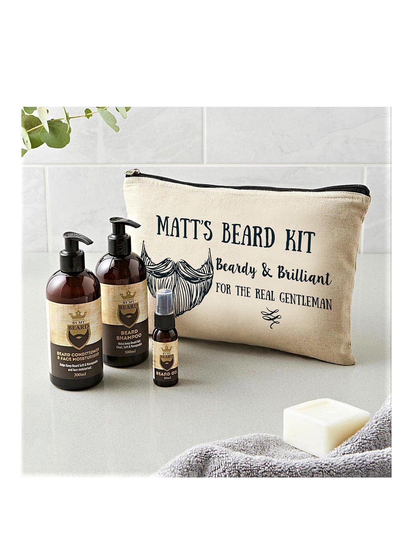 Image of The Personalised Memento Company Personalised Beard Kit
