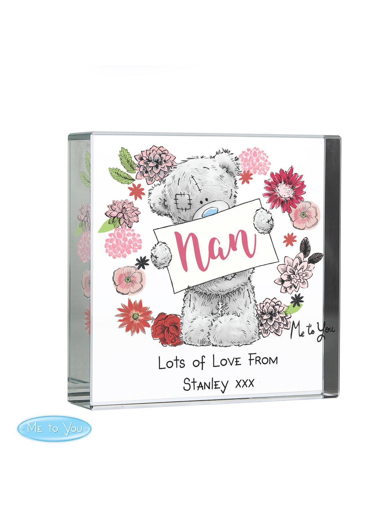 Image 2 of 2 of The Personalised Memento Company Personalised Me To You Nan Crystal Token