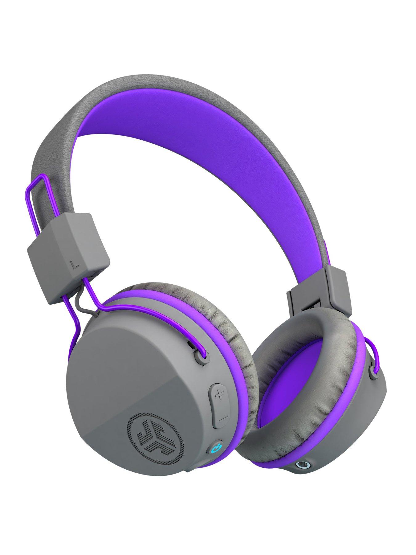 Purple bluetooth online earphones