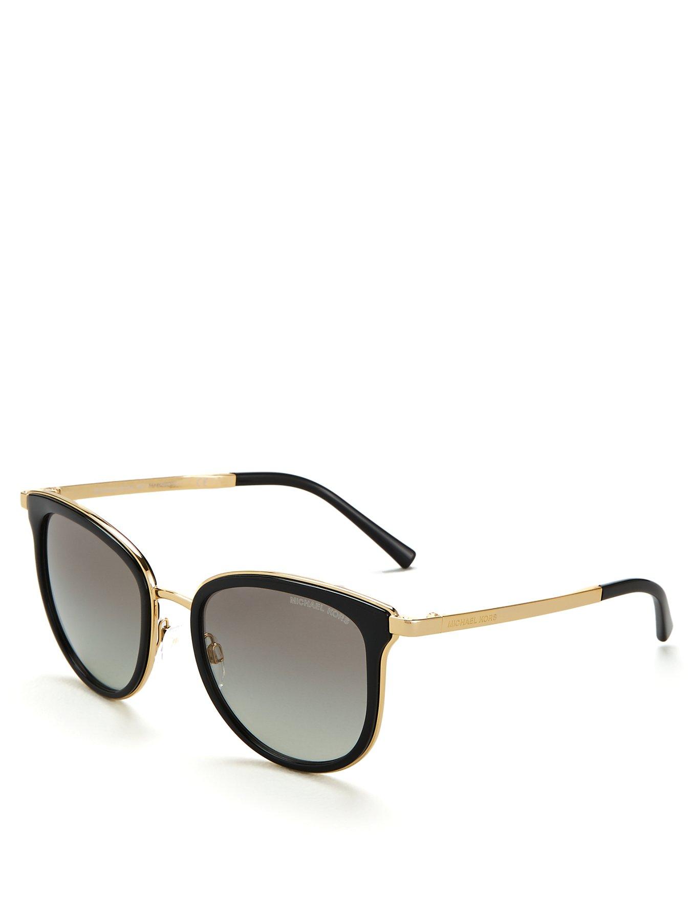 Michael kors sunglasses shop black and gold