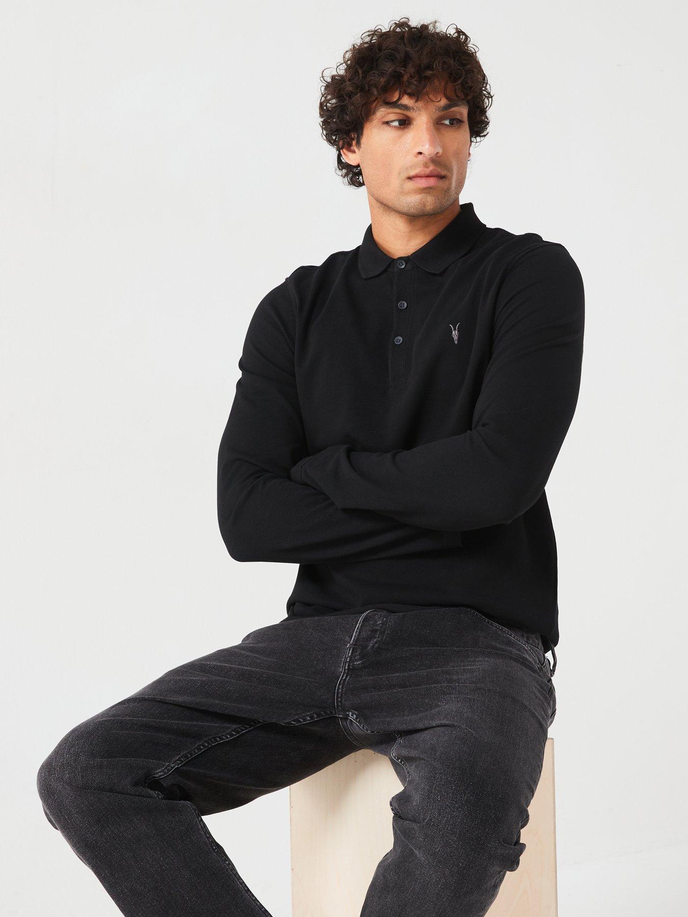 allsaints-reform-long-sleeve-polo-shirt-blackdetail