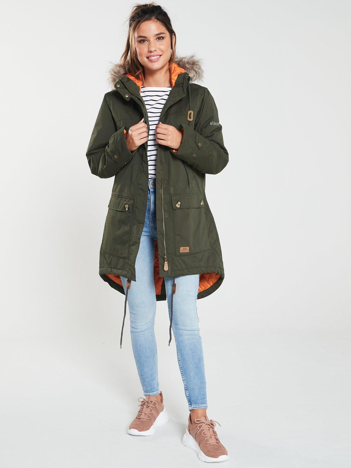 Trespass store khaki parka