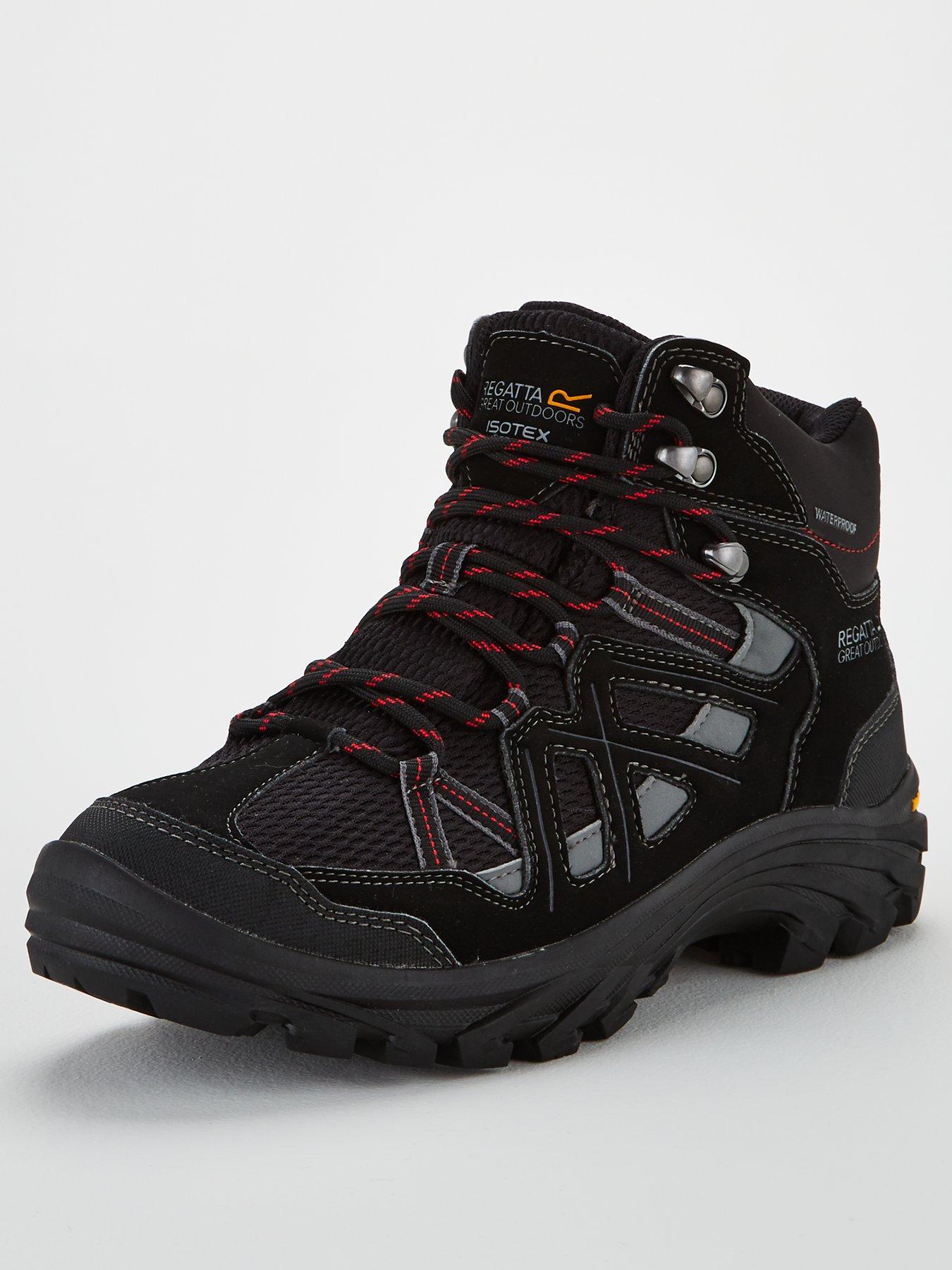 Regatta Mens Burrell 2 Mid Walking Boot - Black