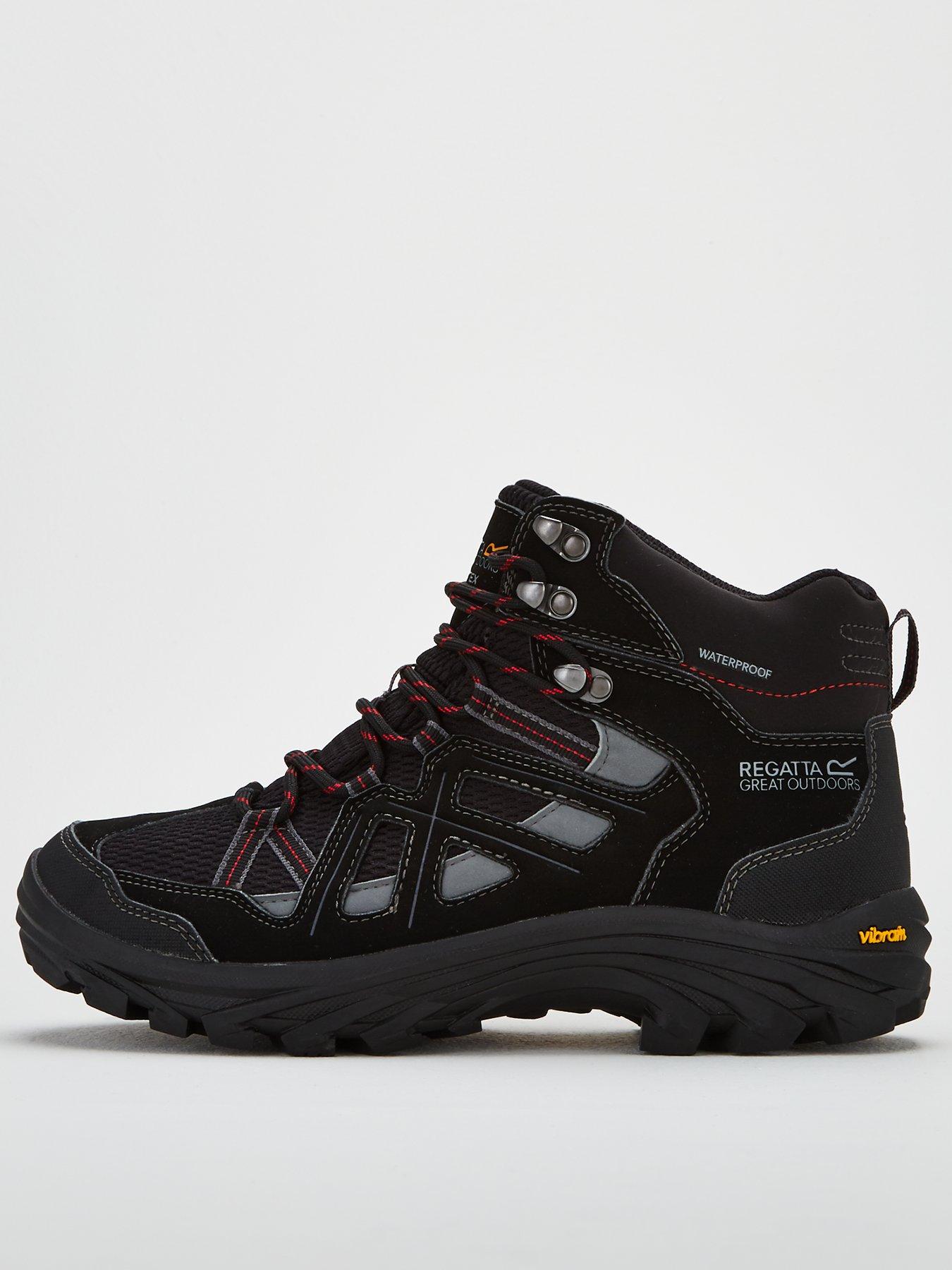 Regatta Mens Burrell Mid Walking Boot Black Very Ireland