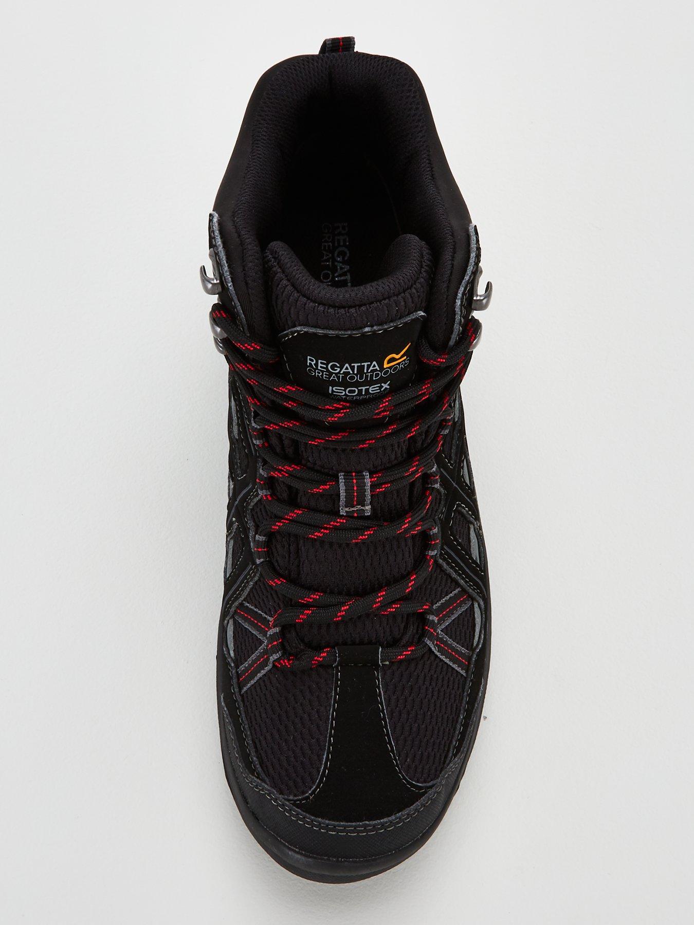 Image 4 of 6 of Regatta Mens Burrell 2 Mid Walking Boot - Black