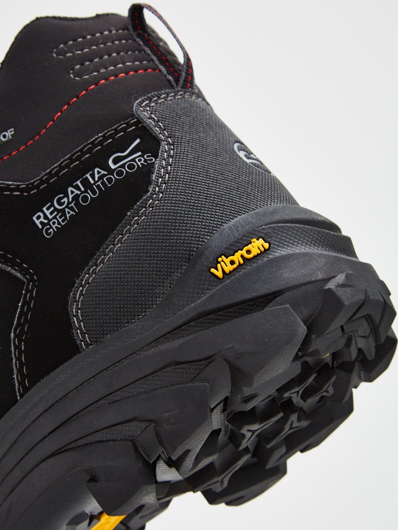Image 6 of 6 of Regatta Mens Burrell 2 Mid Walking Boot - Black
