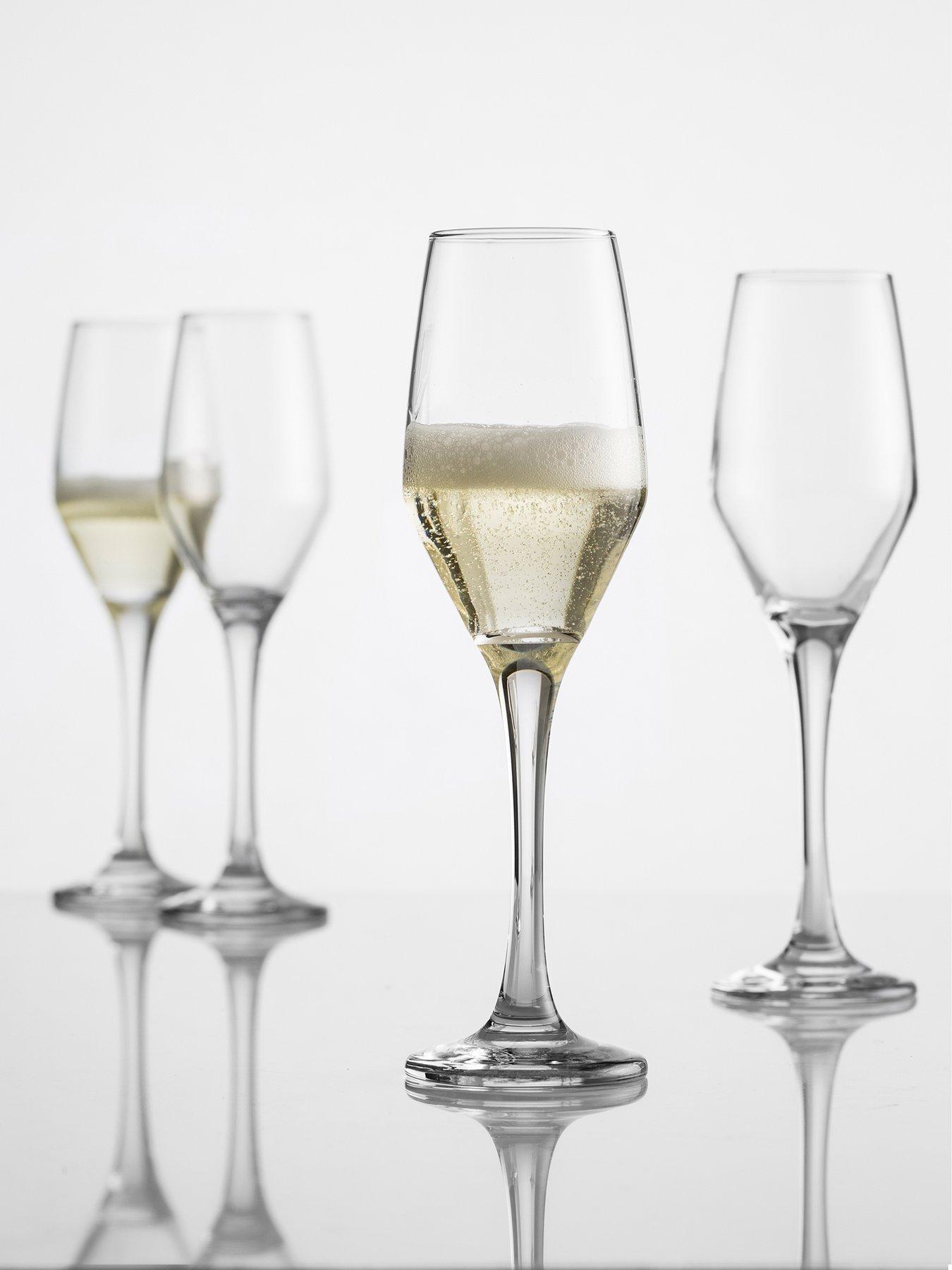 Image 1 of 6 of Ravenhead Majestic Set of 4 Flute Glasses