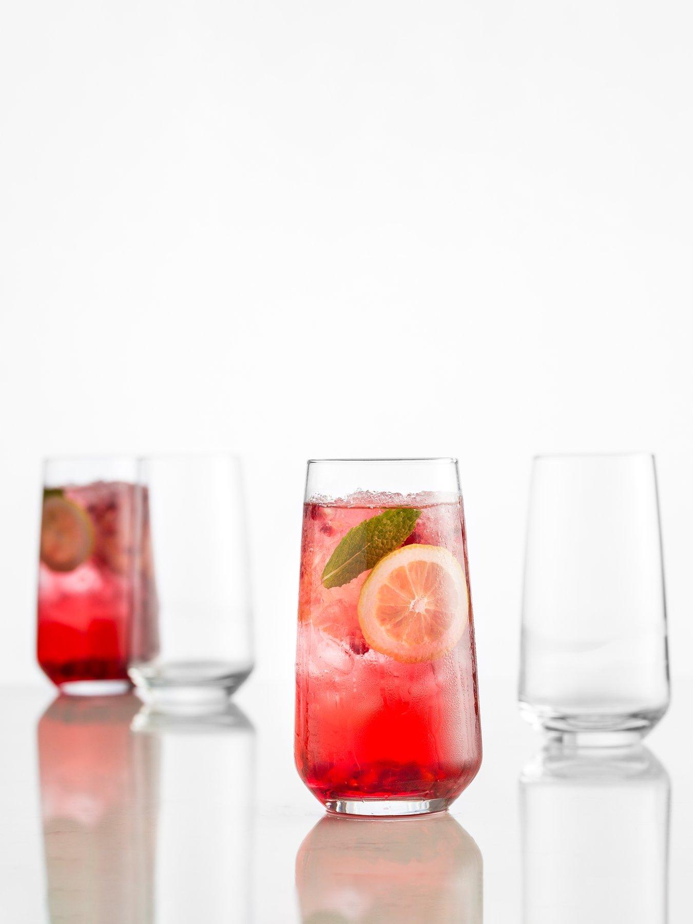 Image 1 of 6 of Ravenhead Majestic Set of 4 Hi-Ball Tumbler Glasses