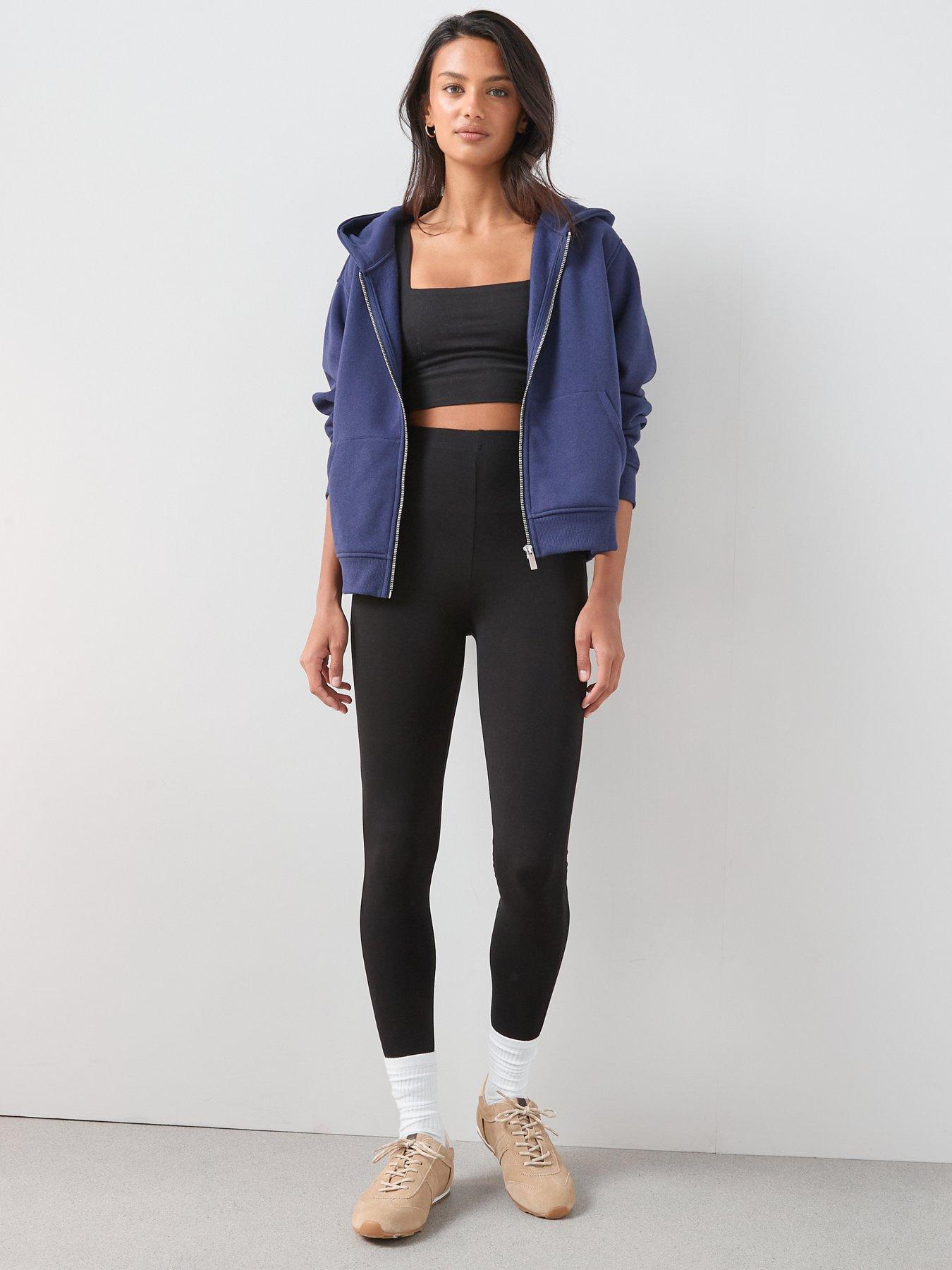 Image 5 of 7 of The Very Collection The Essential 2 Pack High Waist Leggings - Black