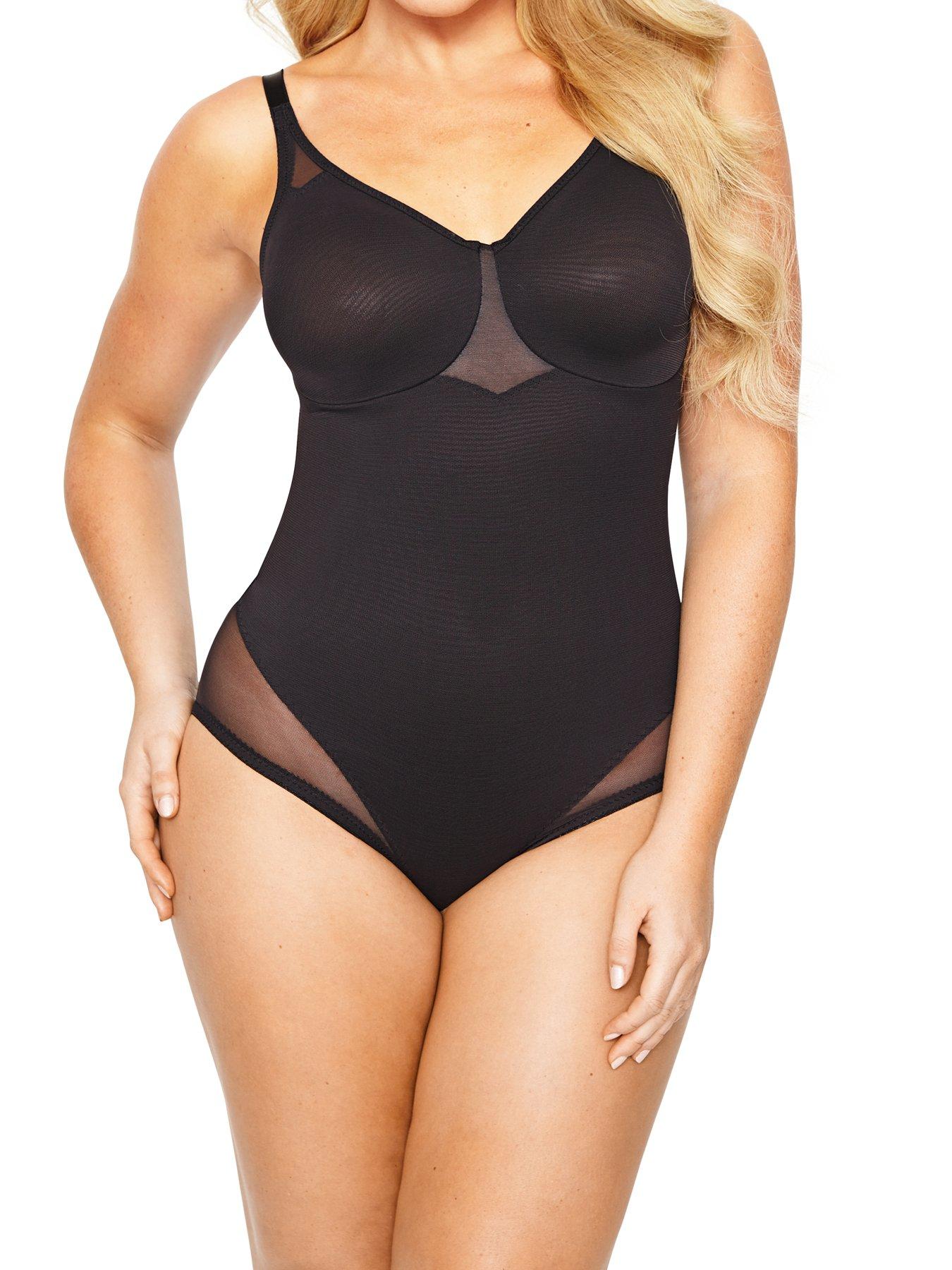 Shapewear Extra Firm Sexy Sheer Shaping High Waist Brief Lacy