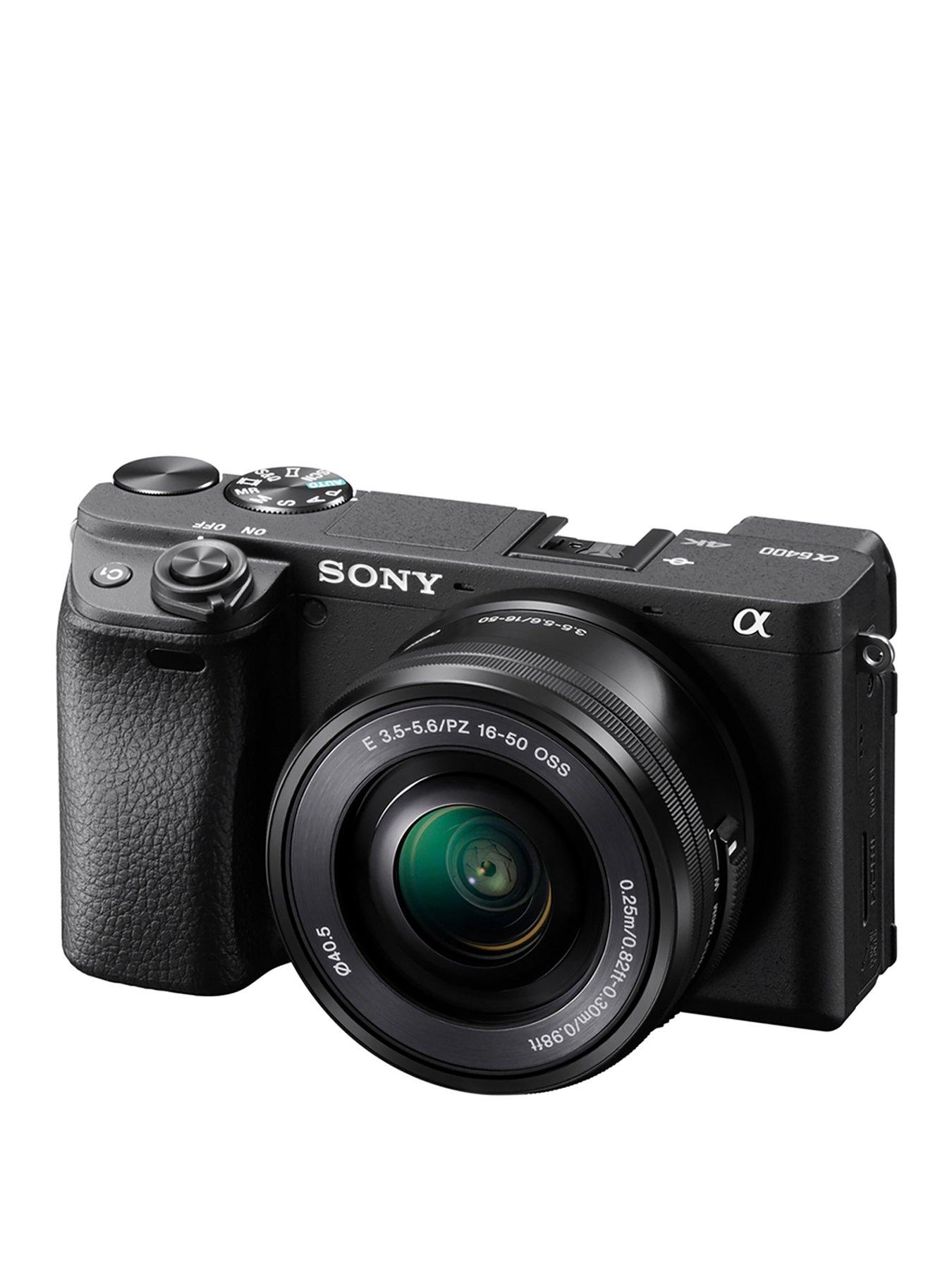 Sony α6400 E-mount Mirrorless Camera with APS-C Sensor and Real-time Eye AF  (with 16-50mm Lens)