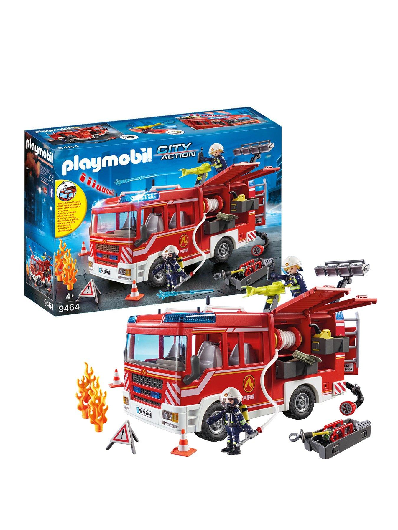 undefined 9464 City Action Fire Engine with Working Water Cannon