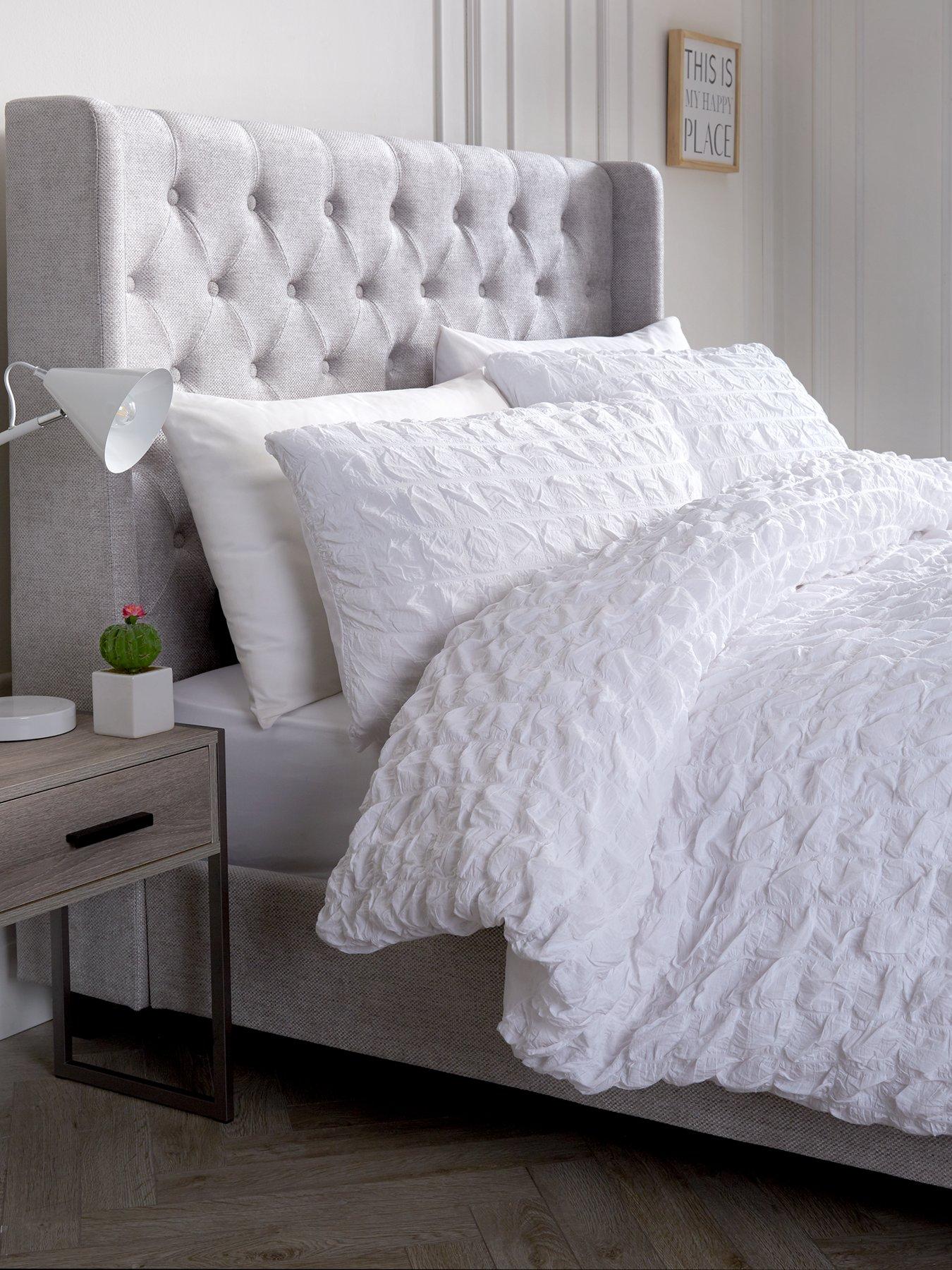 Image 1 of 3 of Very Home Seersucker Cotton Duvet Cover Set