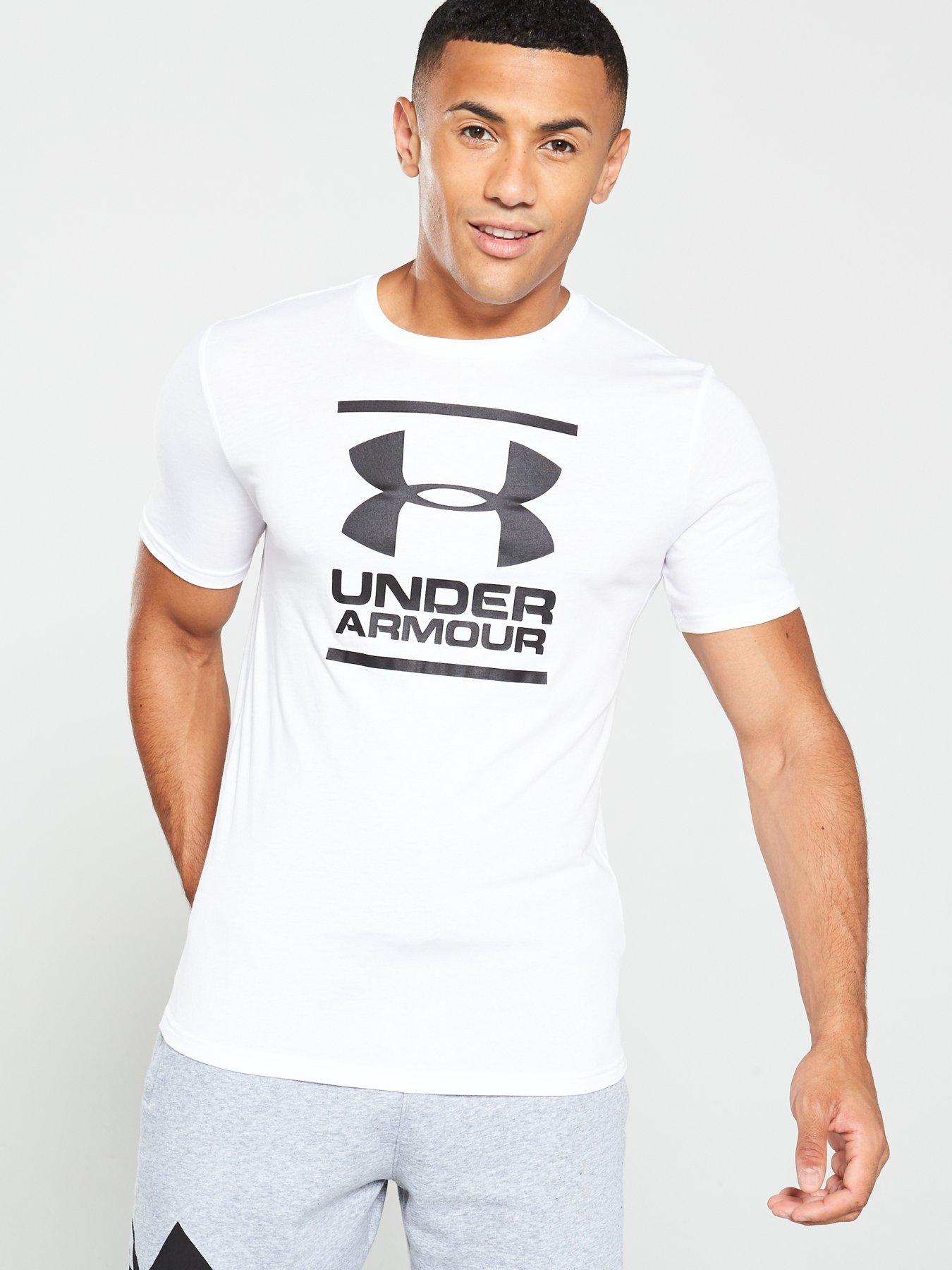 Image 1 of 4 of UNDER ARMOUR Gl Foundation Short Sleeve T-Shirt - White