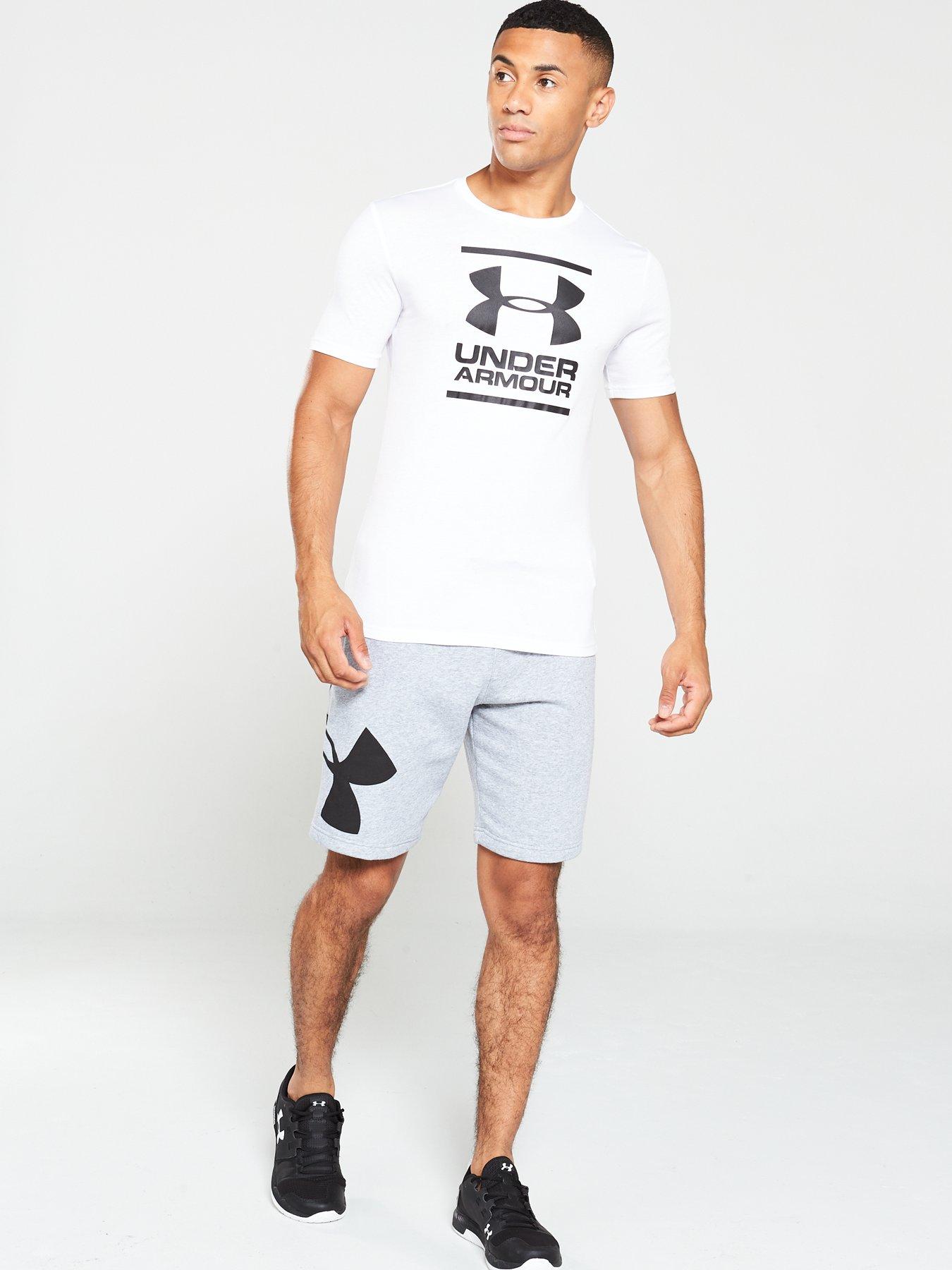 Image 3 of 4 of UNDER ARMOUR Gl Foundation Short Sleeve T-Shirt - White
