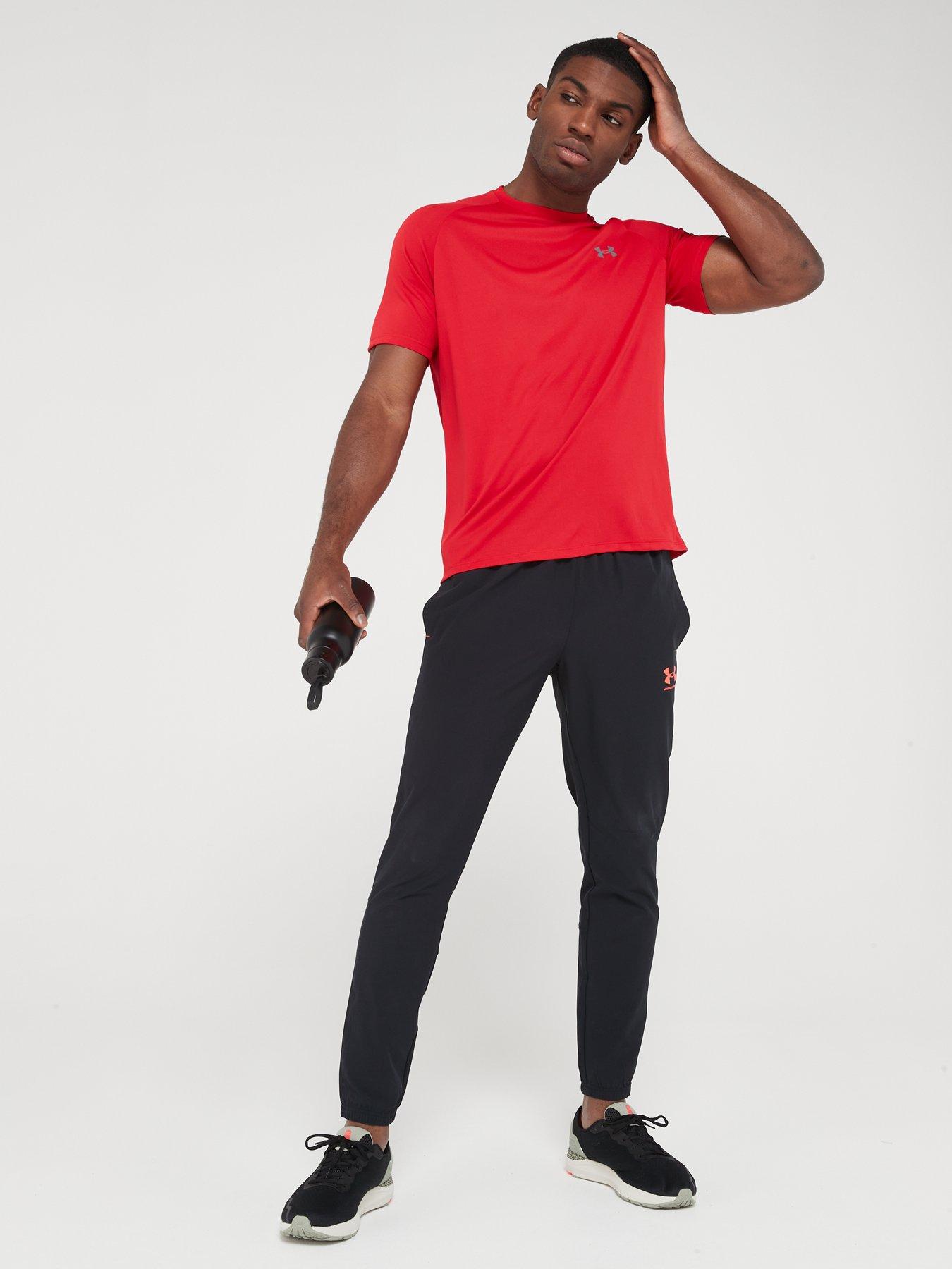 UNDER ARMOUR Tech 2.0 Short Sleeve T-Shirt - Red/Grey | Very Ireland