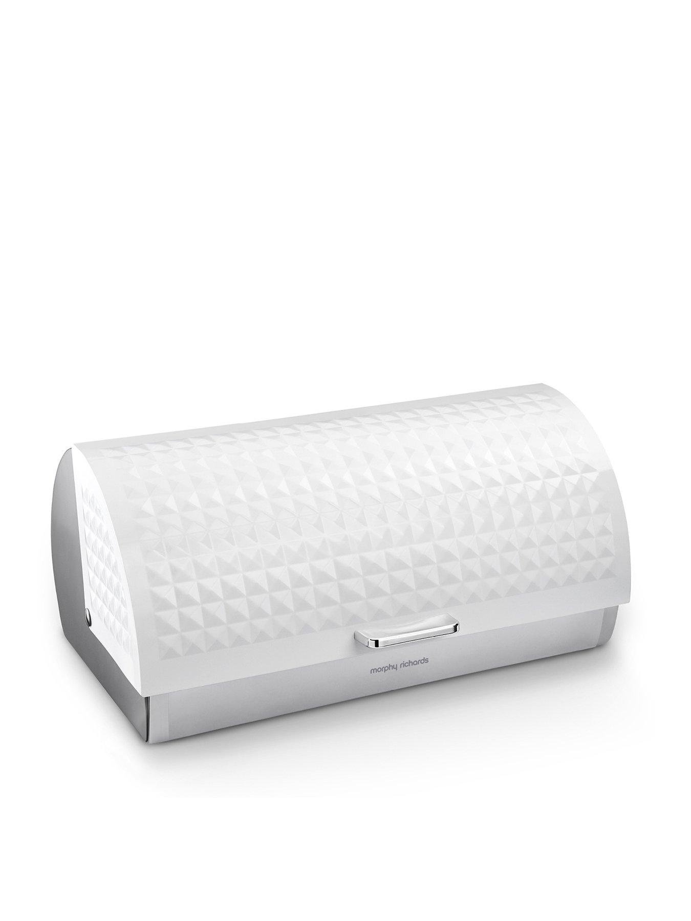 Morphy richards aspect 2025 bread bin white
