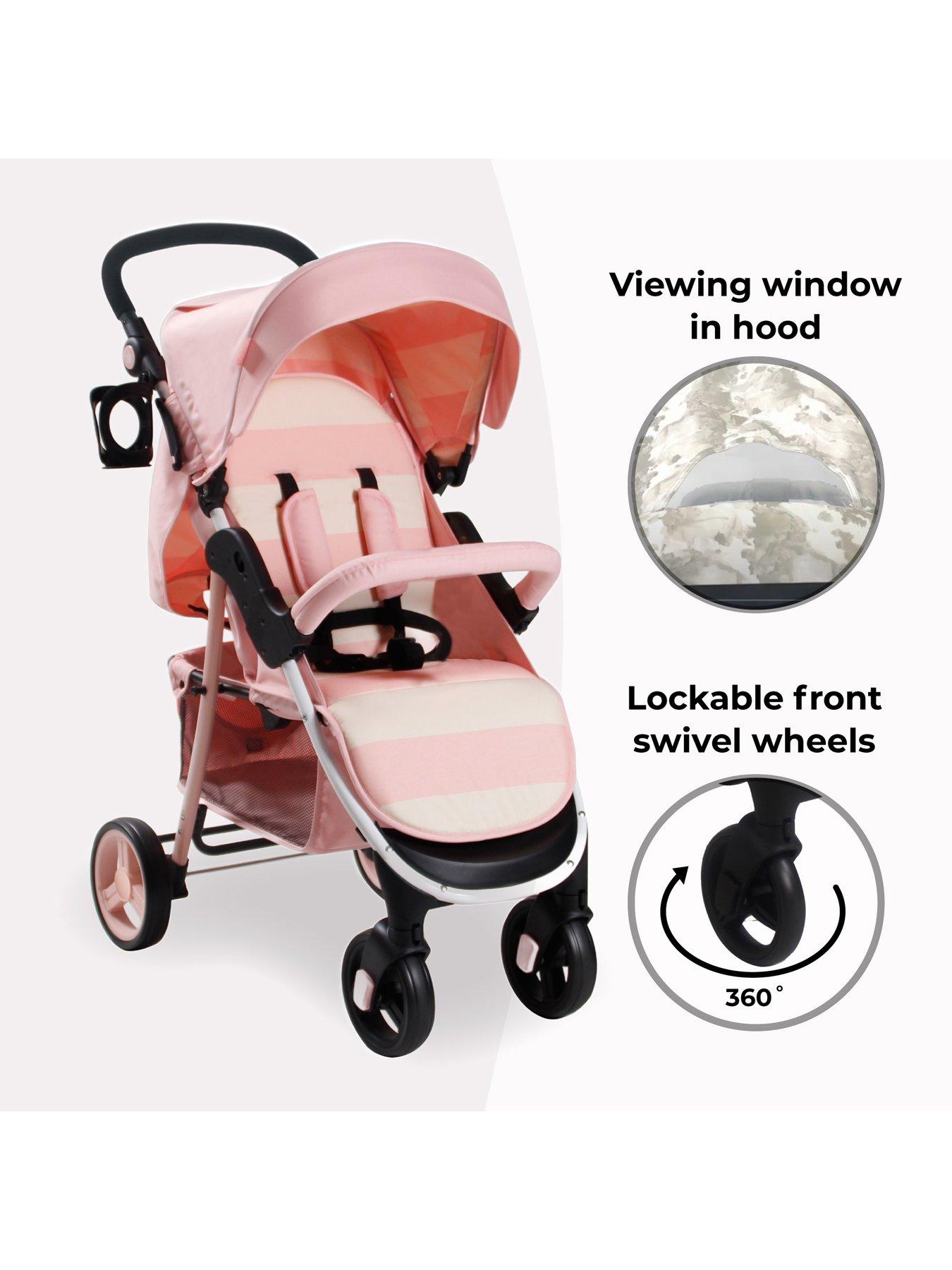 My babiie store pink pram