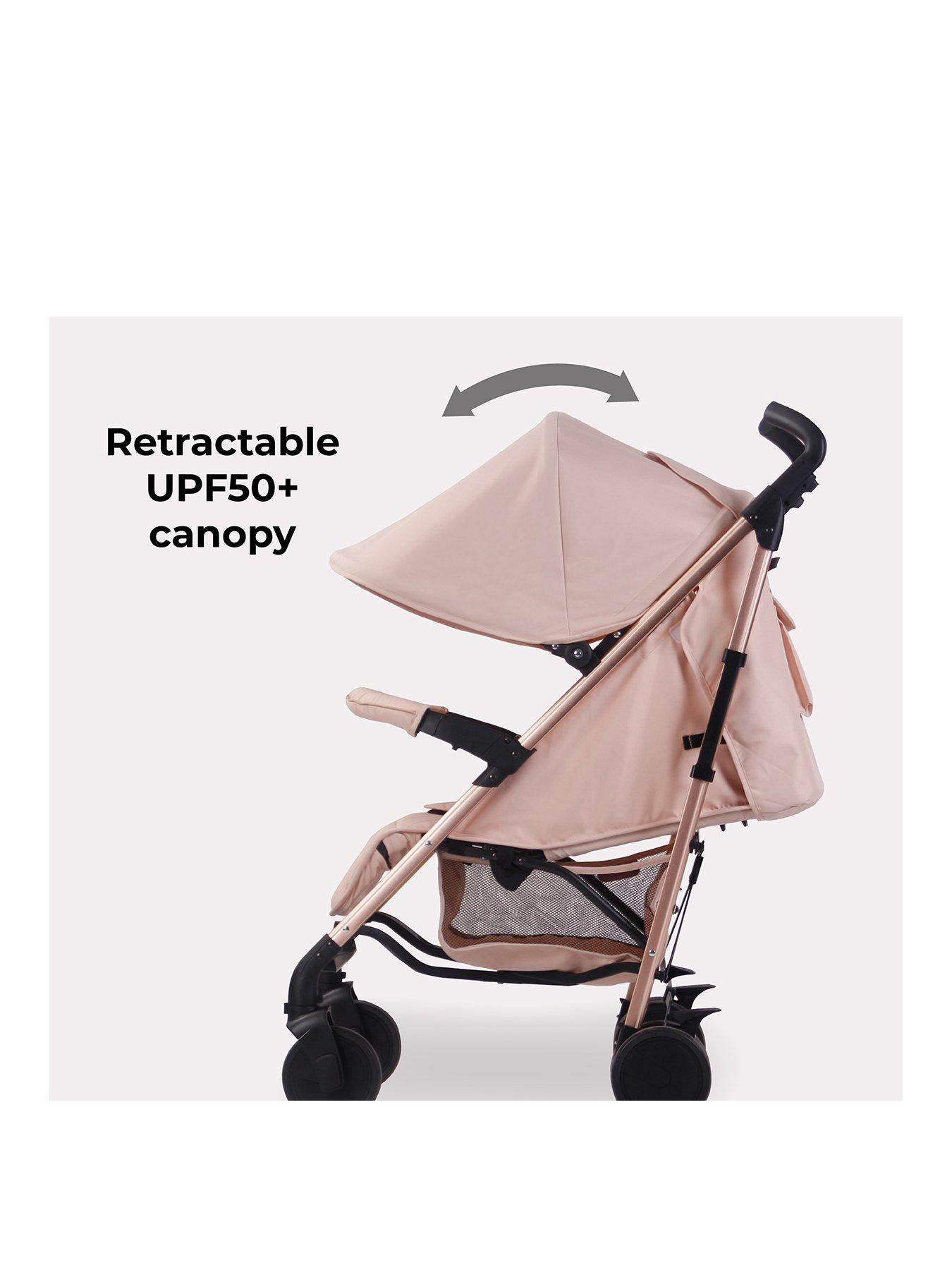 Image 3 of 7 of My Babiie MB51 Plus Stroller - Rose Gold Blush
