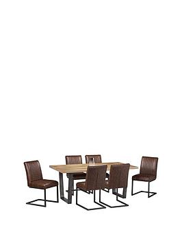 julian-bowen-brooklyn-180-cm-solid-oak-and-metal-dining-table-6-chairs