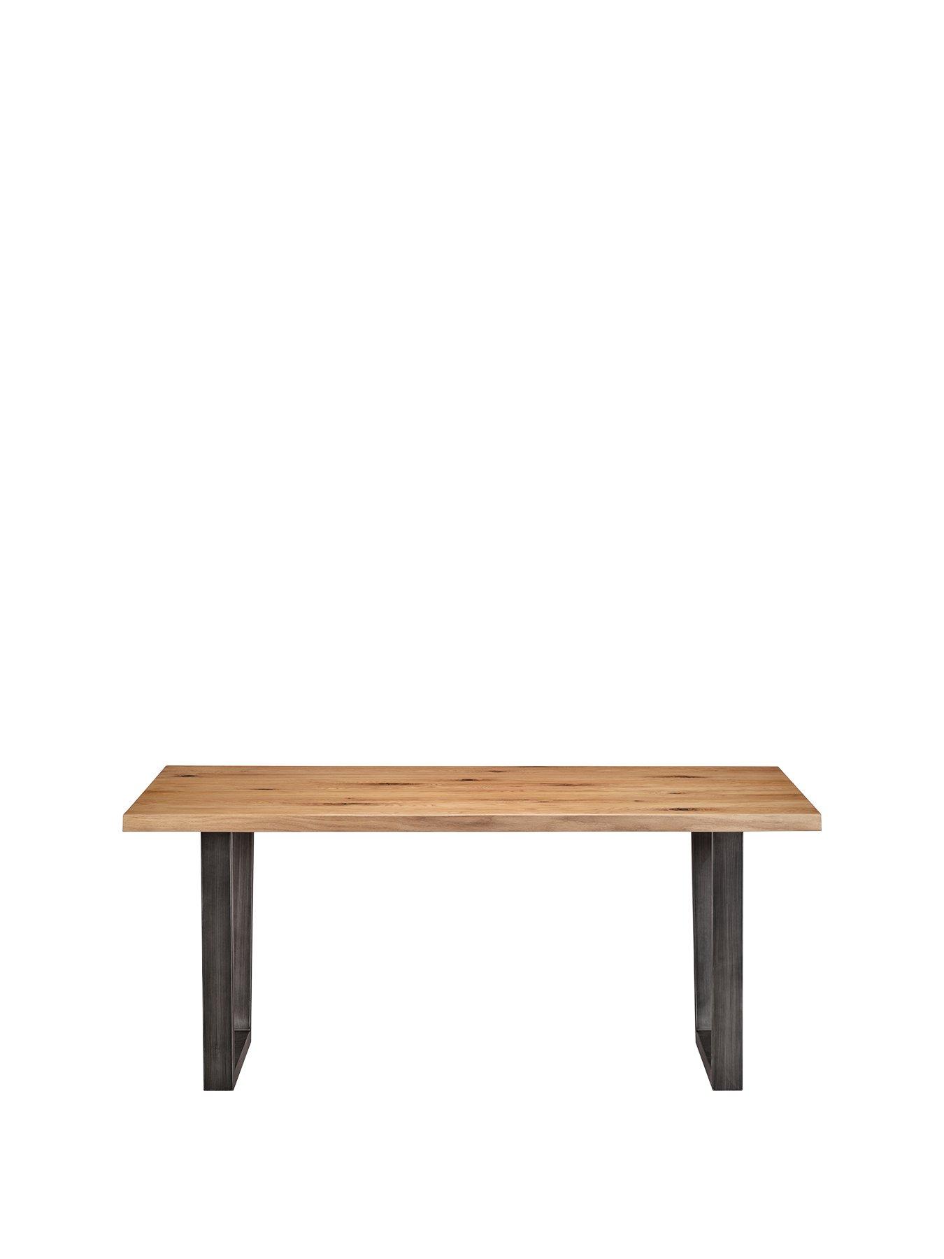 julian-bowen-brooklyn-180-cm-solid-oak-and-metal-table-4-chairs-benchback