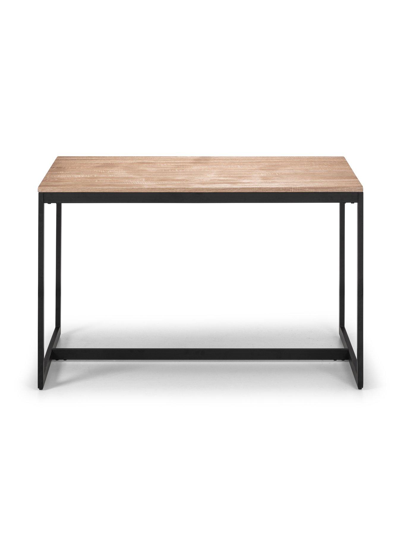 Image 4 of 5 of Julian Bowen Tribeca 120 cm Dining Table + 4 Monroe Chairs - Walnut