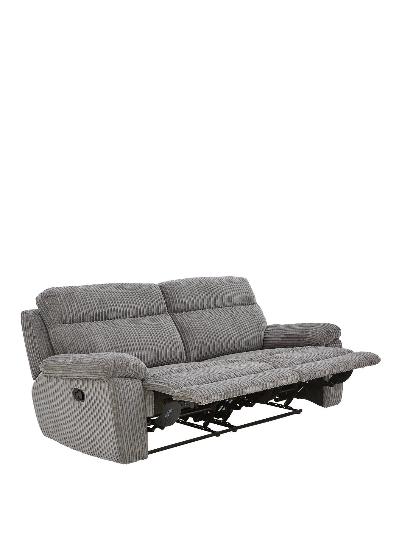 Image 3 of 6 of Very Home Baron&nbsp;Fabric 3 Seater Manual Recliner Sofa