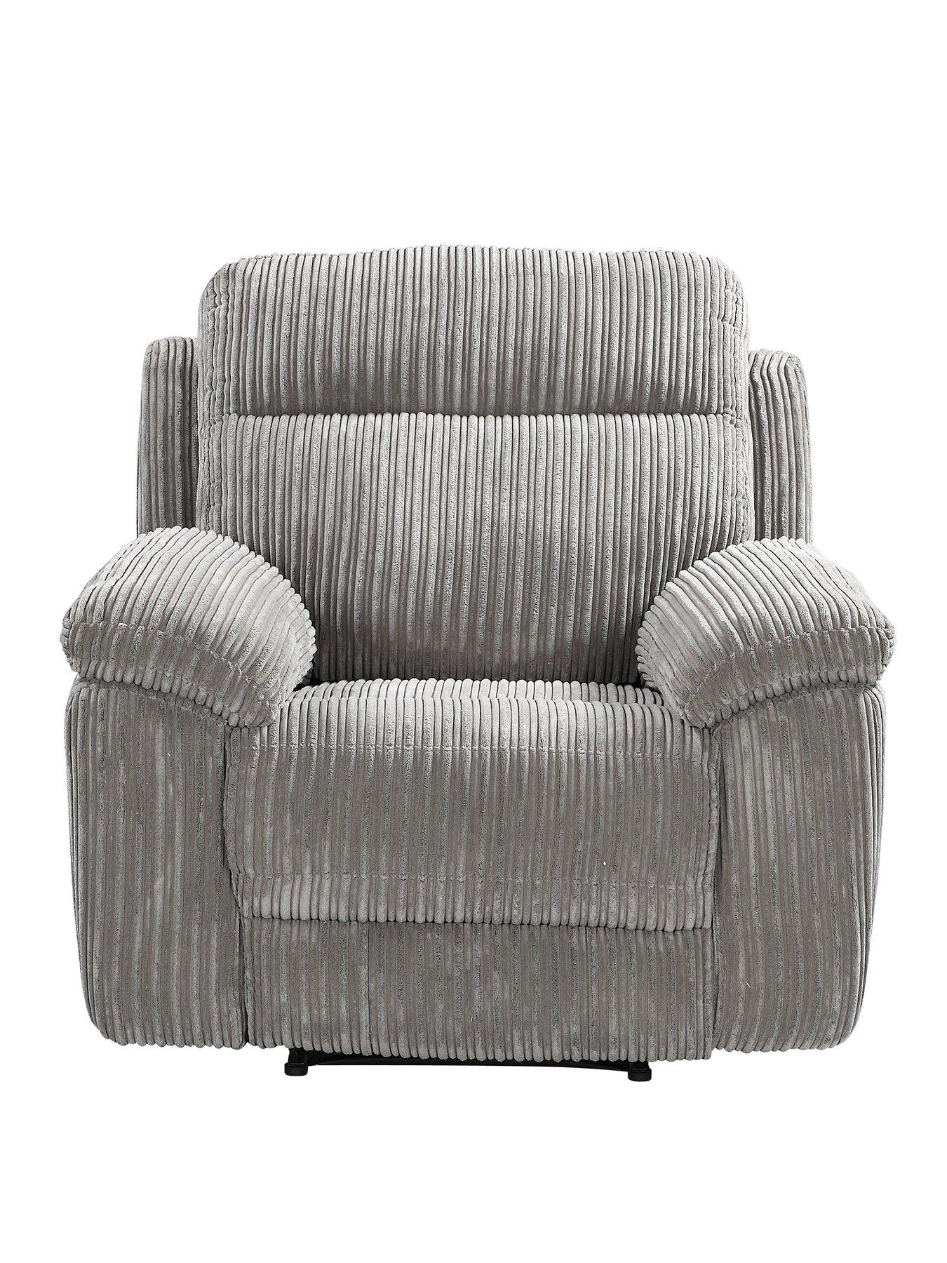 Image 1 of 3 of Very Home Baron Fabric Manual Recliner Armchair