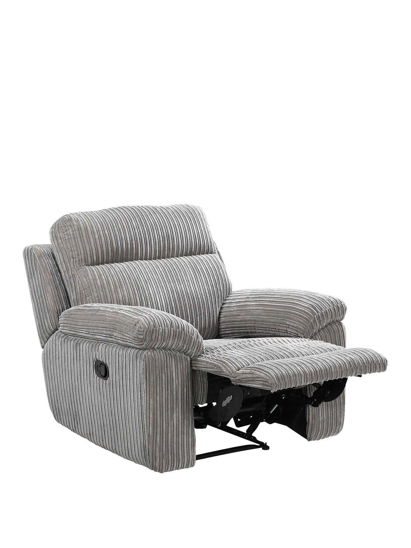 Image 2 of 3 of Very Home Baron Fabric Manual Recliner Armchair