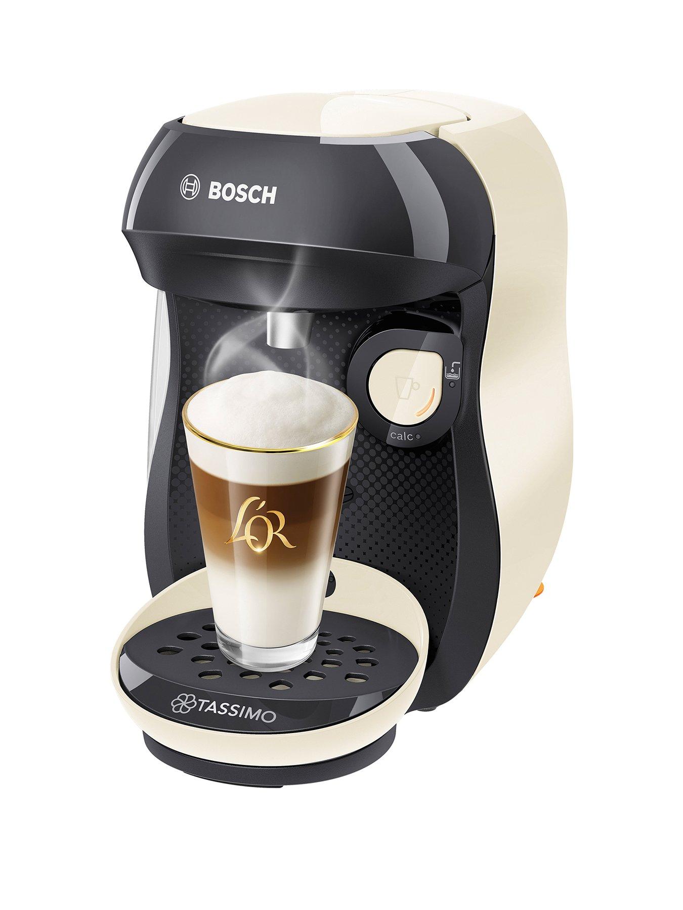 Image 1 of 5 of Tassimo Tassimo By Bosch, Happy TAS1007GB Pod Coffee Machine - Cream