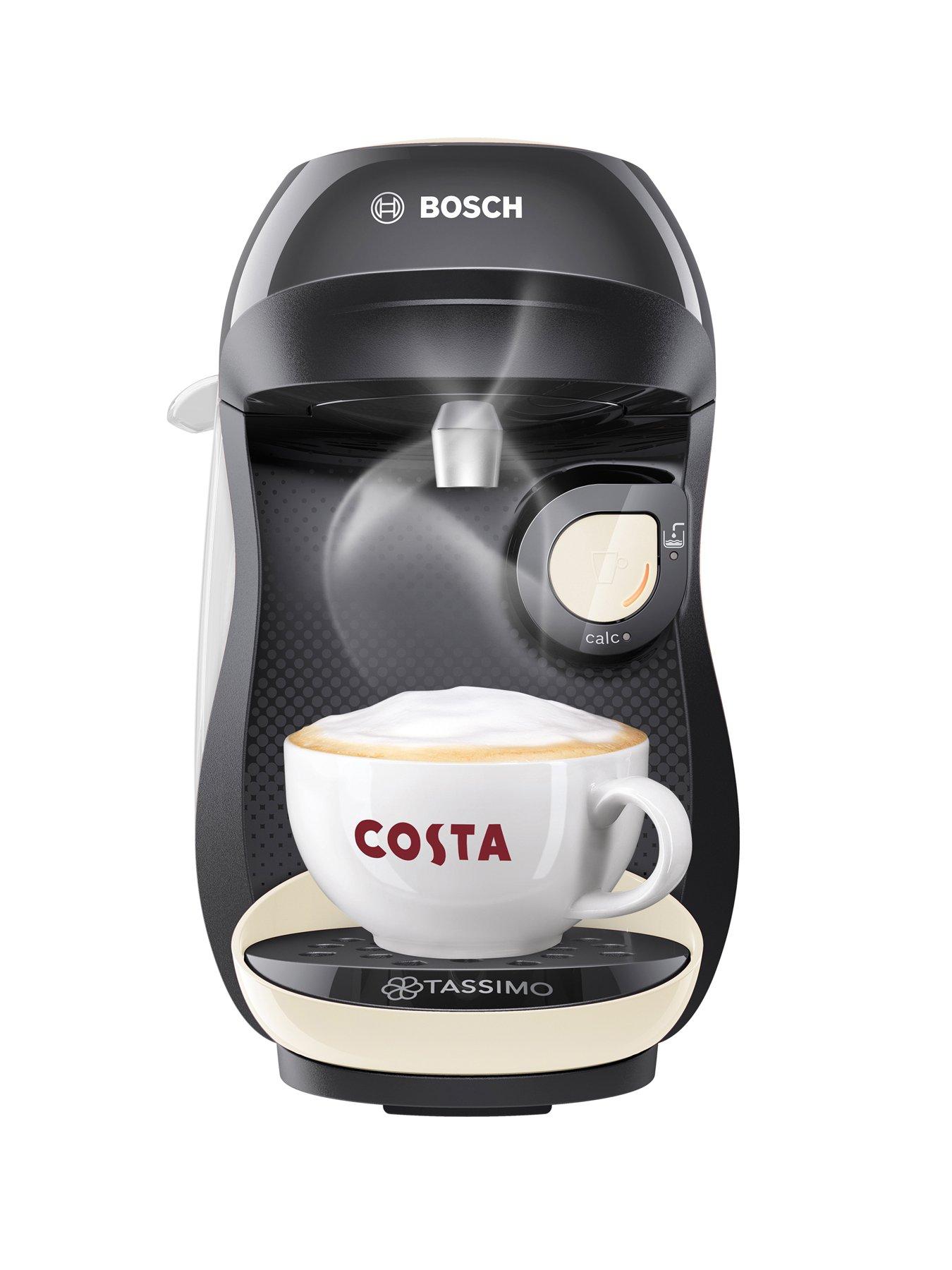 Image 4 of 5 of Tassimo Tassimo By Bosch, Happy TAS1007GB Pod Coffee Machine - Cream