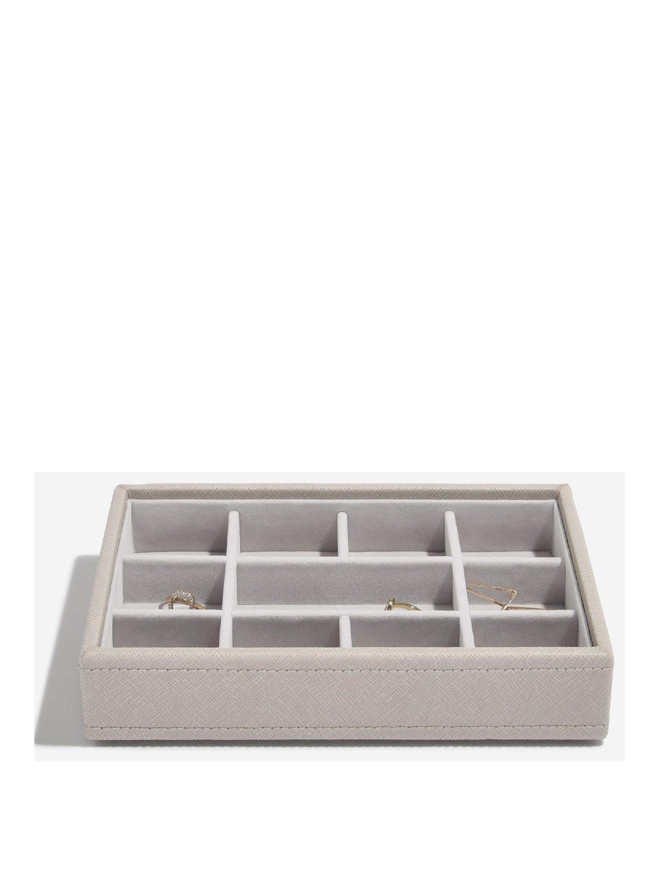 Stackers Mini 11 Section Tray - Taupe