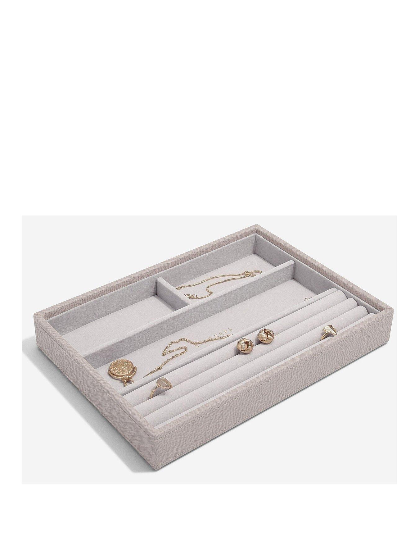 Image 1 of 3 of Stackers Classic 4 Section Tray - Taupe