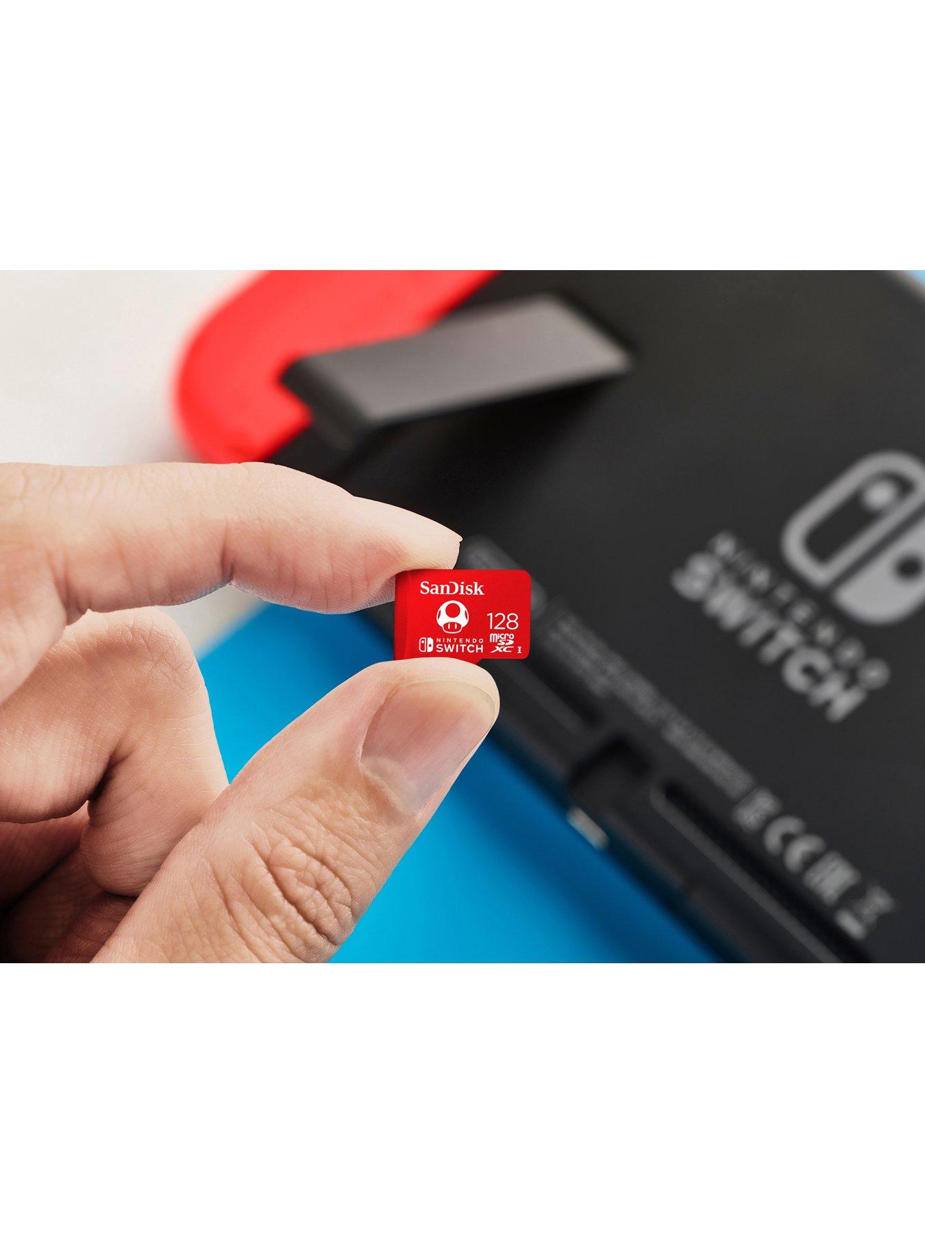 Nintendo switch sale 128gb sd card