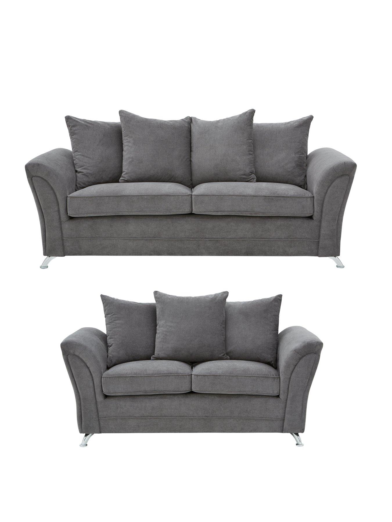 Image 1 of 5 of Very Home Dury Fabric 3 Seater + 2 Seater Scatter Back&nbsp;Sofa Set (Buy and SAVE!)&nbsp;- FSC&reg; Certified