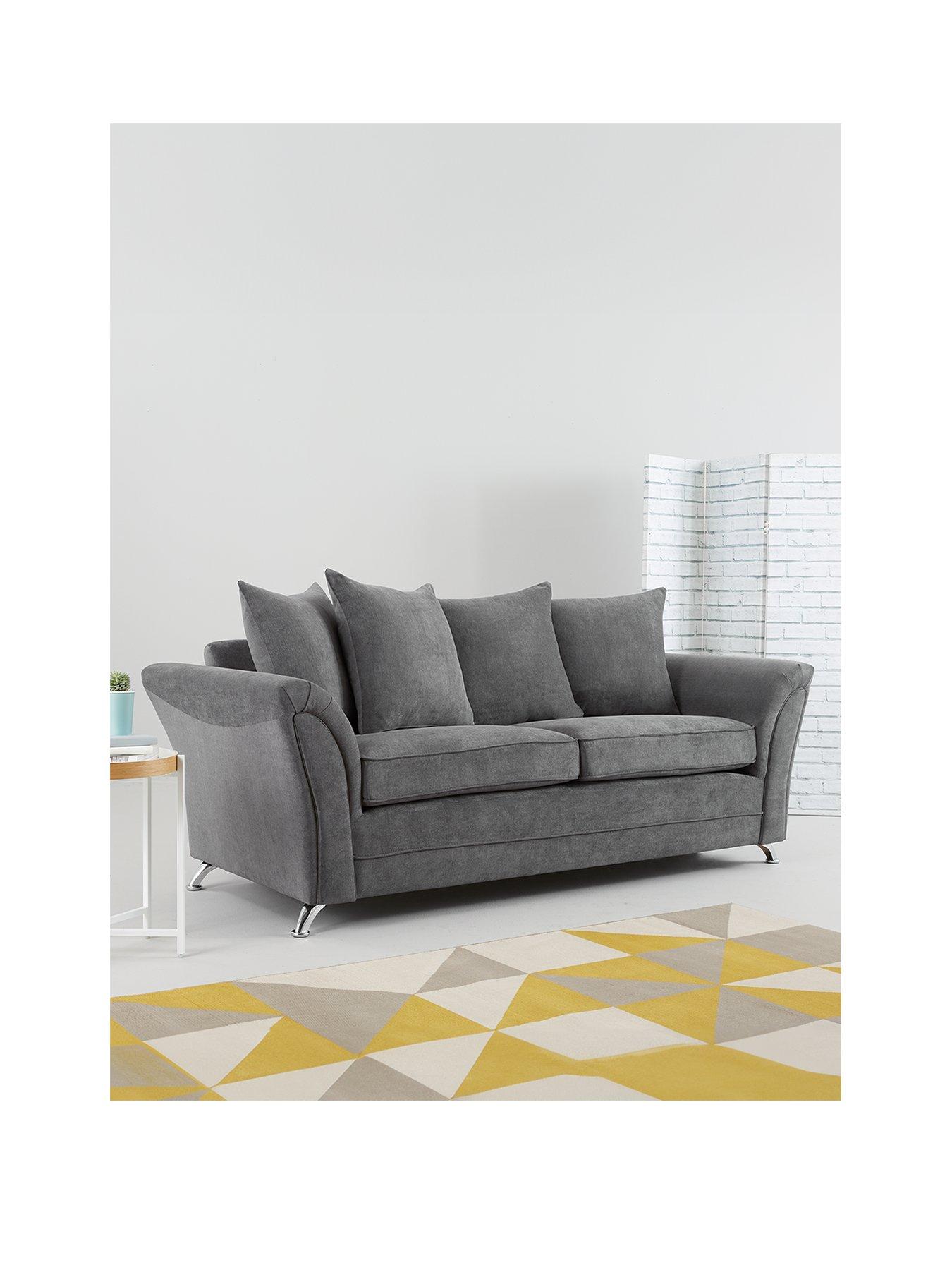 Image 2 of 5 of Very Home Dury Fabric 3 Seater + 2 Seater Scatter Back&nbsp;Sofa Set (Buy and SAVE!)&nbsp;- FSC&reg; Certified
