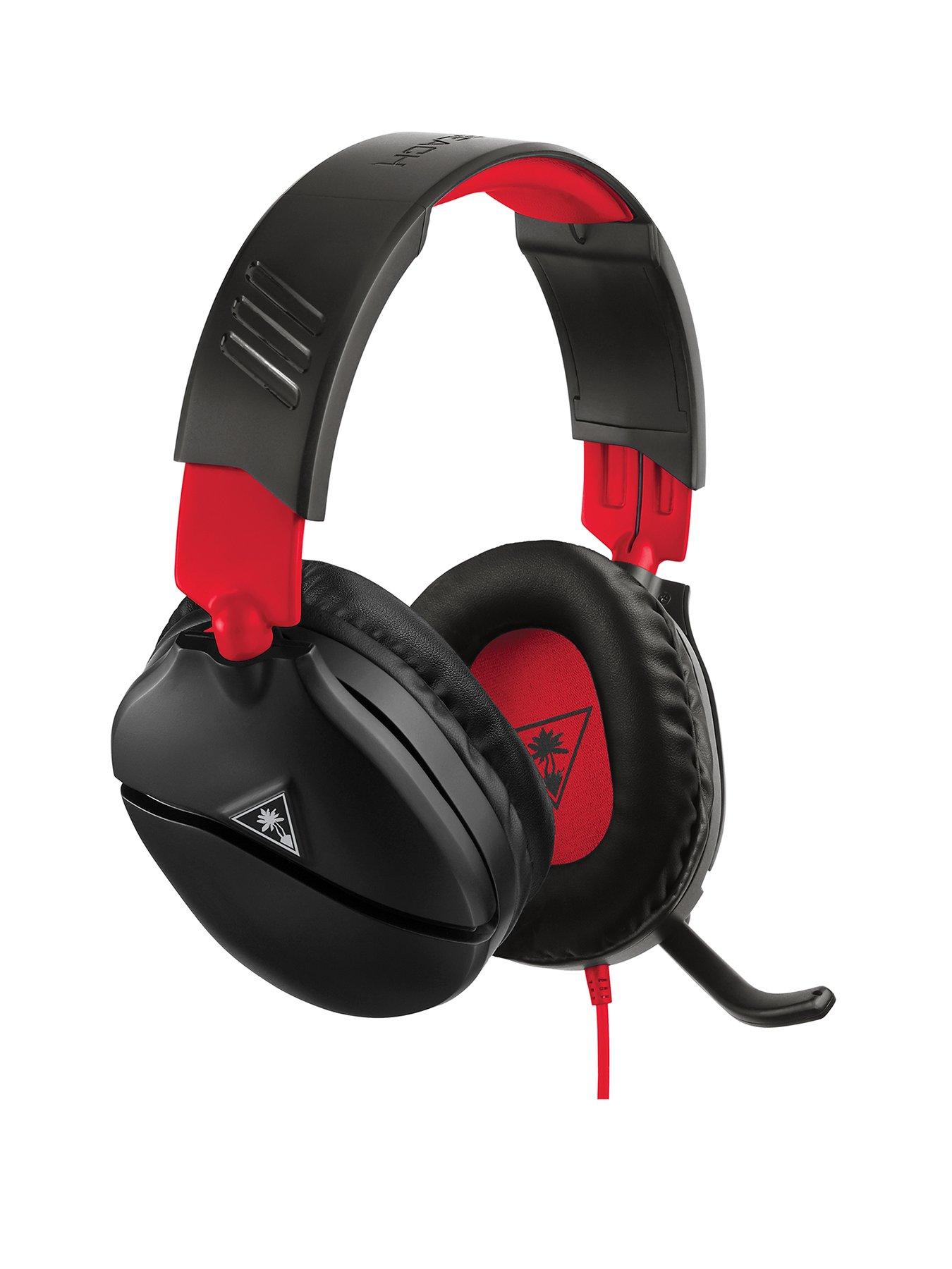 Image of Turtle Beach Recon 70N Gaming Headset for PS5, PS4, Xbox, PC - Black  &  Red