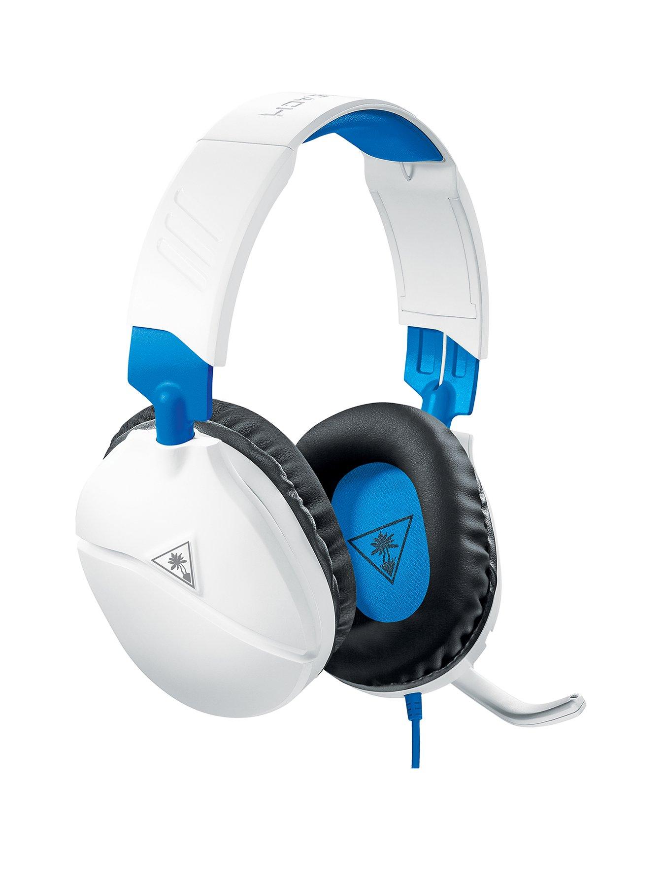 White and best sale blue gaming headset