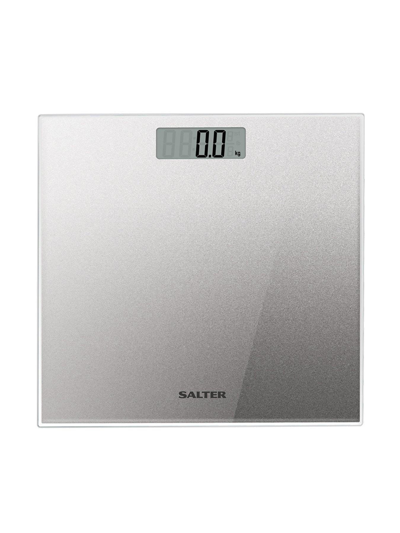 Image 2 of 6 of Salter Silver Glitter Electronic Personal Bathroom Scales
