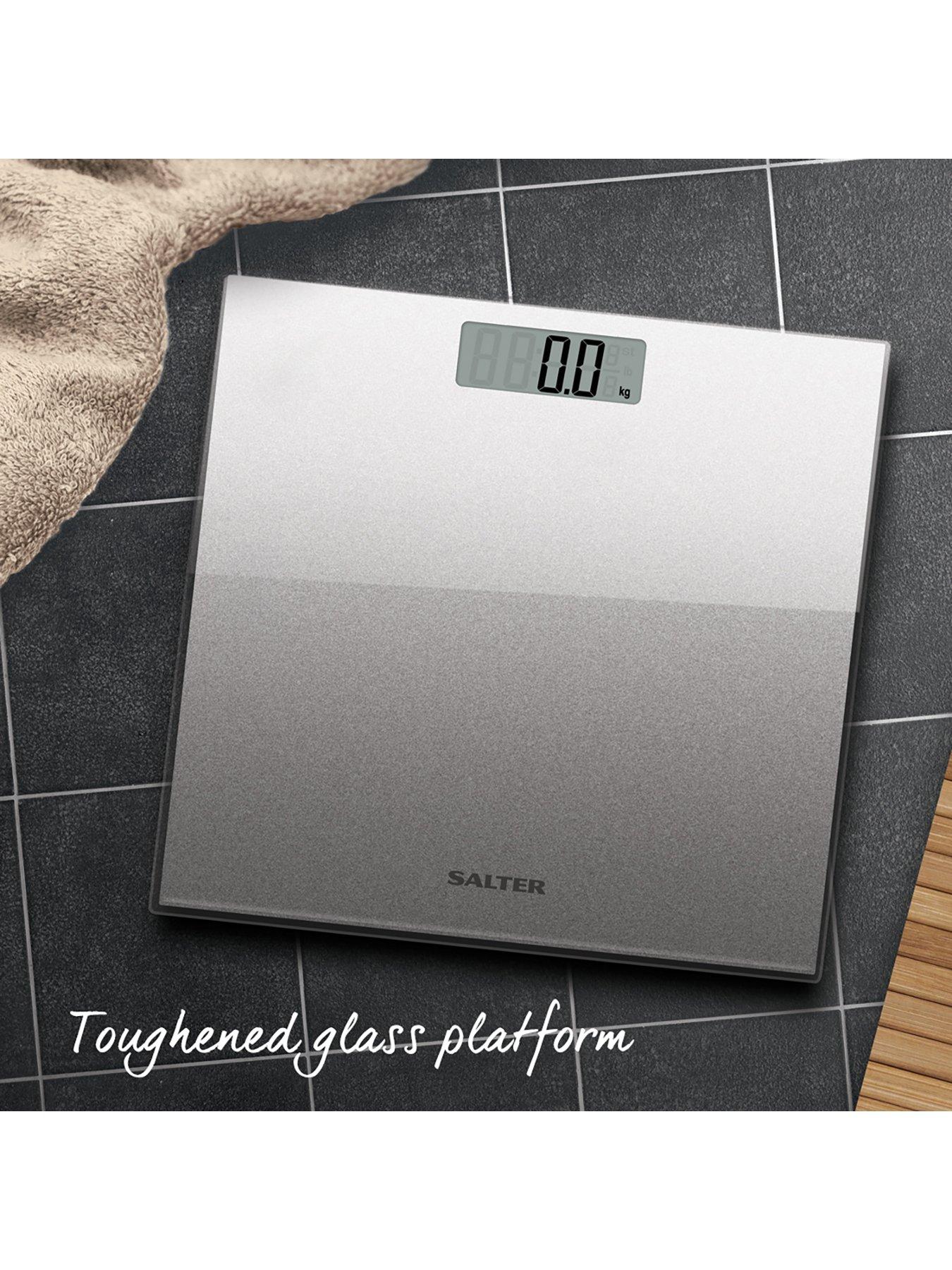 Image 5 of 6 of Salter Silver Glitter Electronic Personal Bathroom Scales