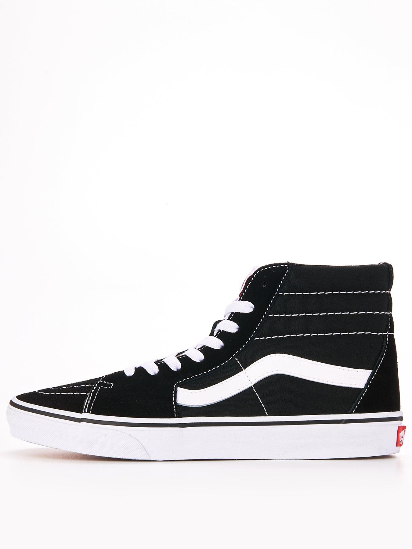 Image 3 of 6 of Vans Womens SK8-Hi Trainers - Black/White