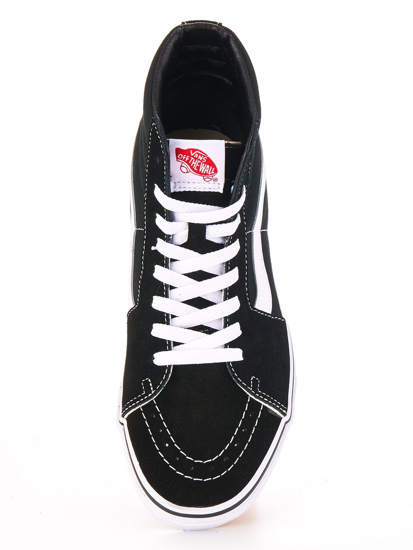 Image 4 of 6 of Vans Womens SK8-Hi Trainers - Black/White