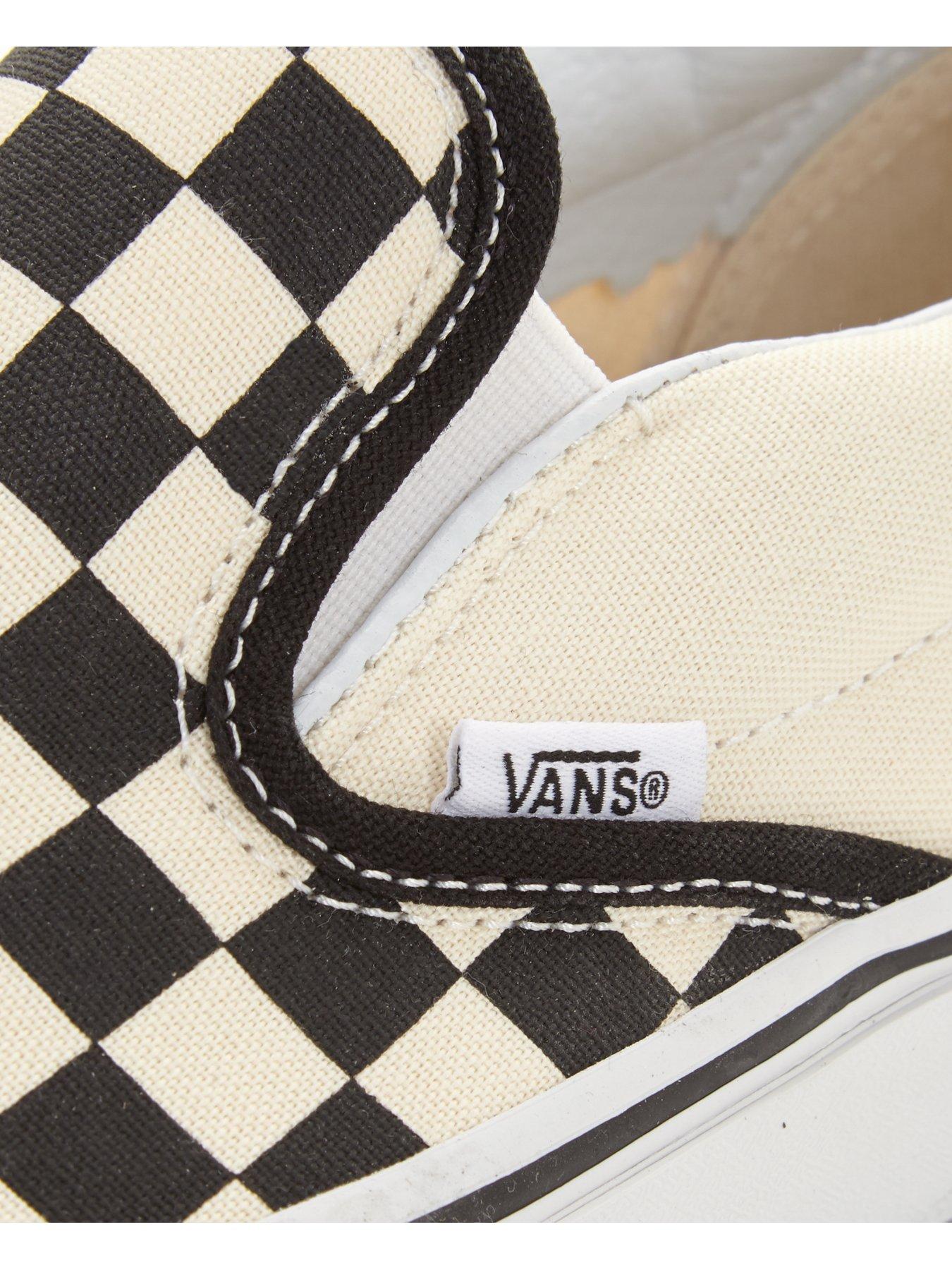 Image 6 of 6 of Vans Womens Classic Slip-On Trainers - Black/White