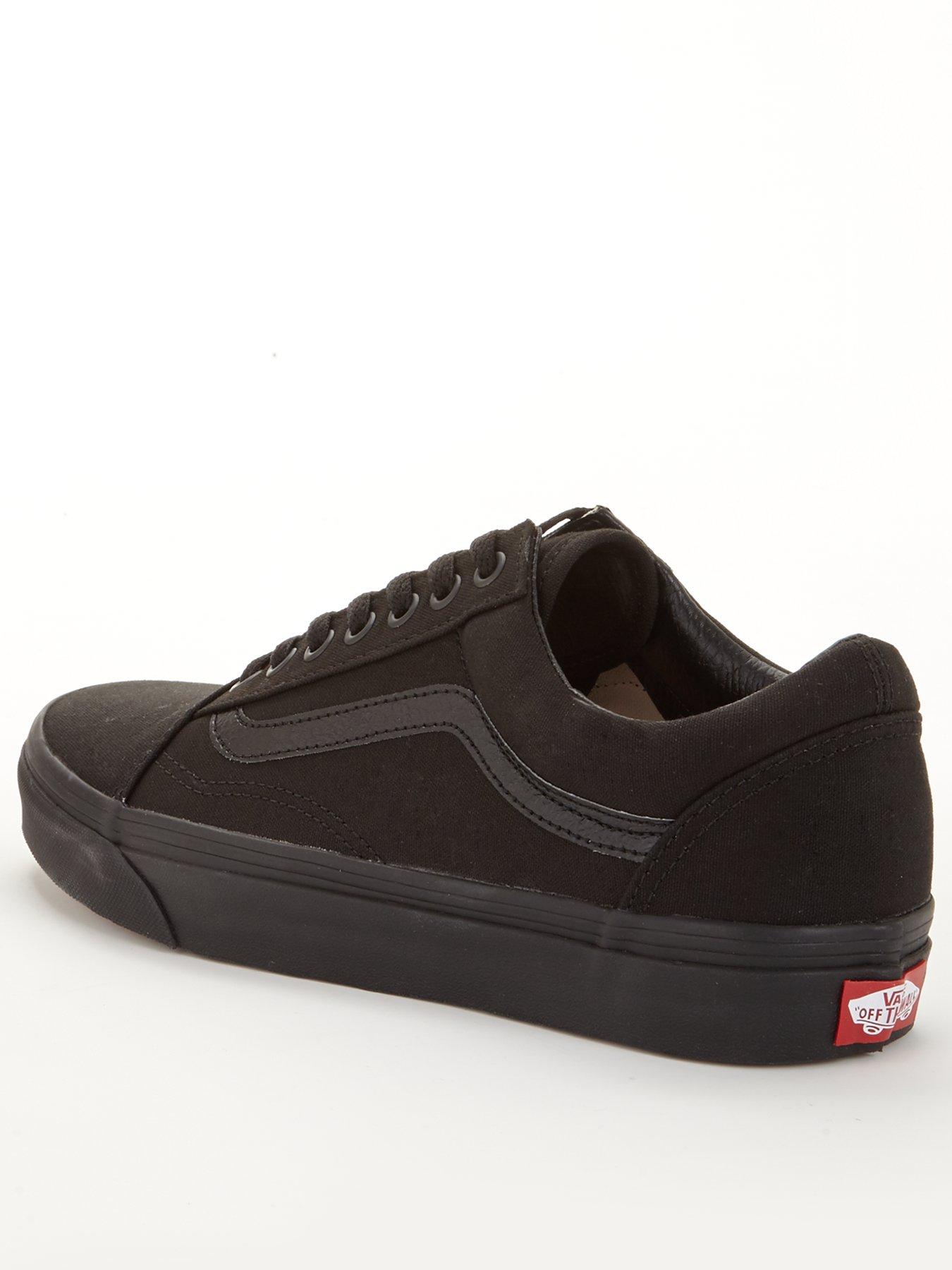 vans-womens-old-skool-trainers-blackstillFront