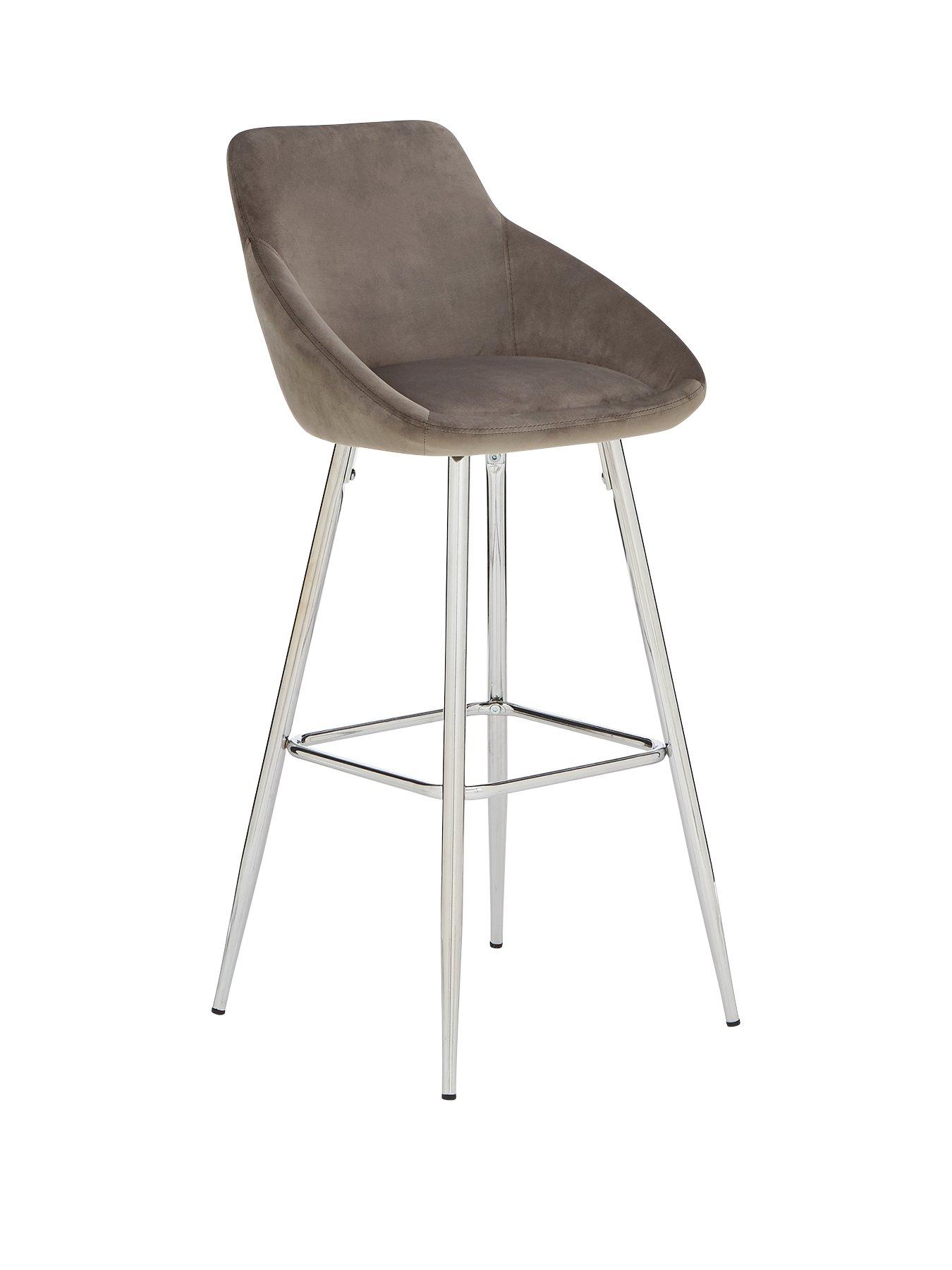 Image 3 of 4 of Very Home Dahlia Bar Stool - Grey&nbsp;- FSC&reg; Certified