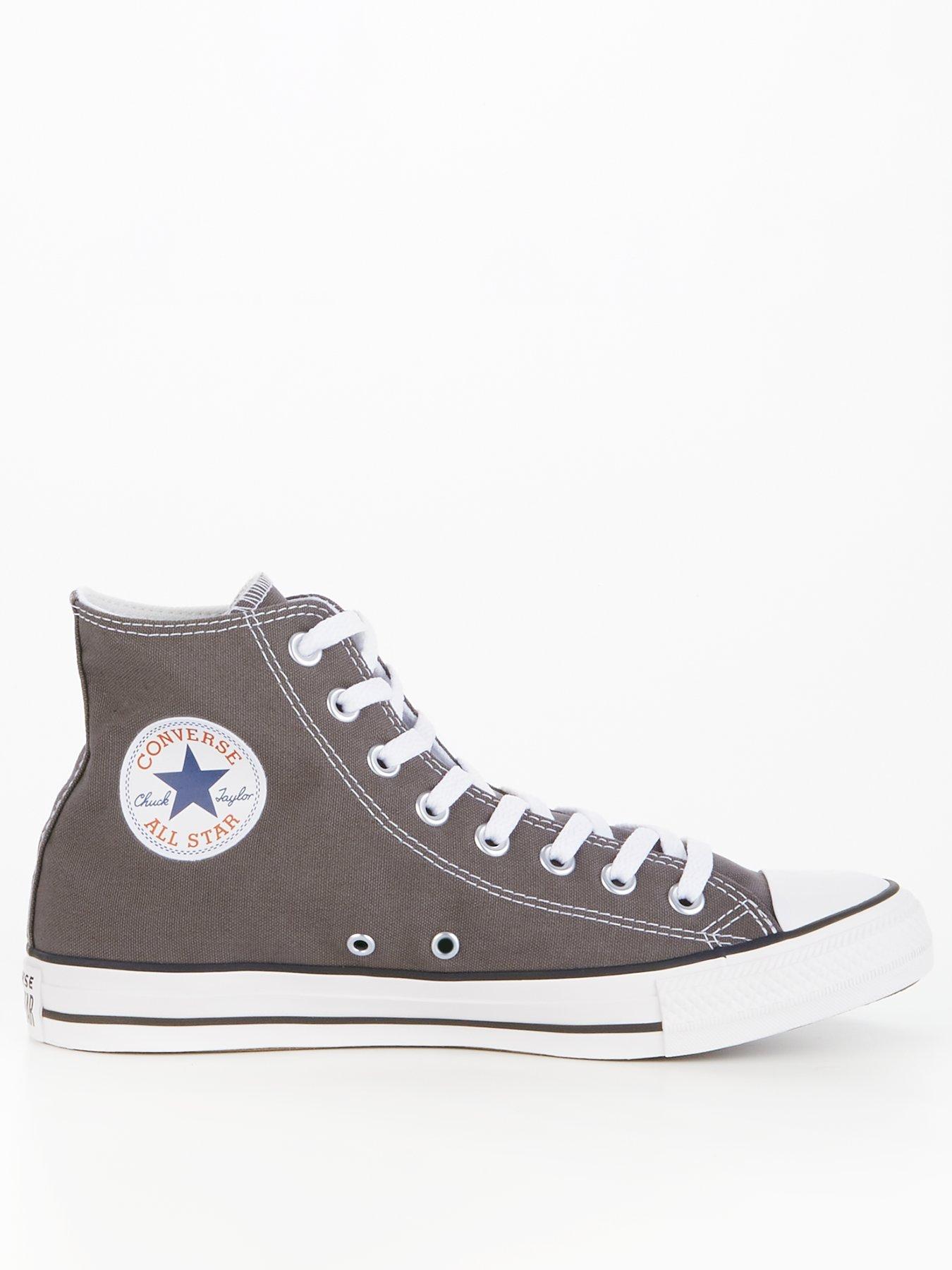 Dark grey hot sale converse mens