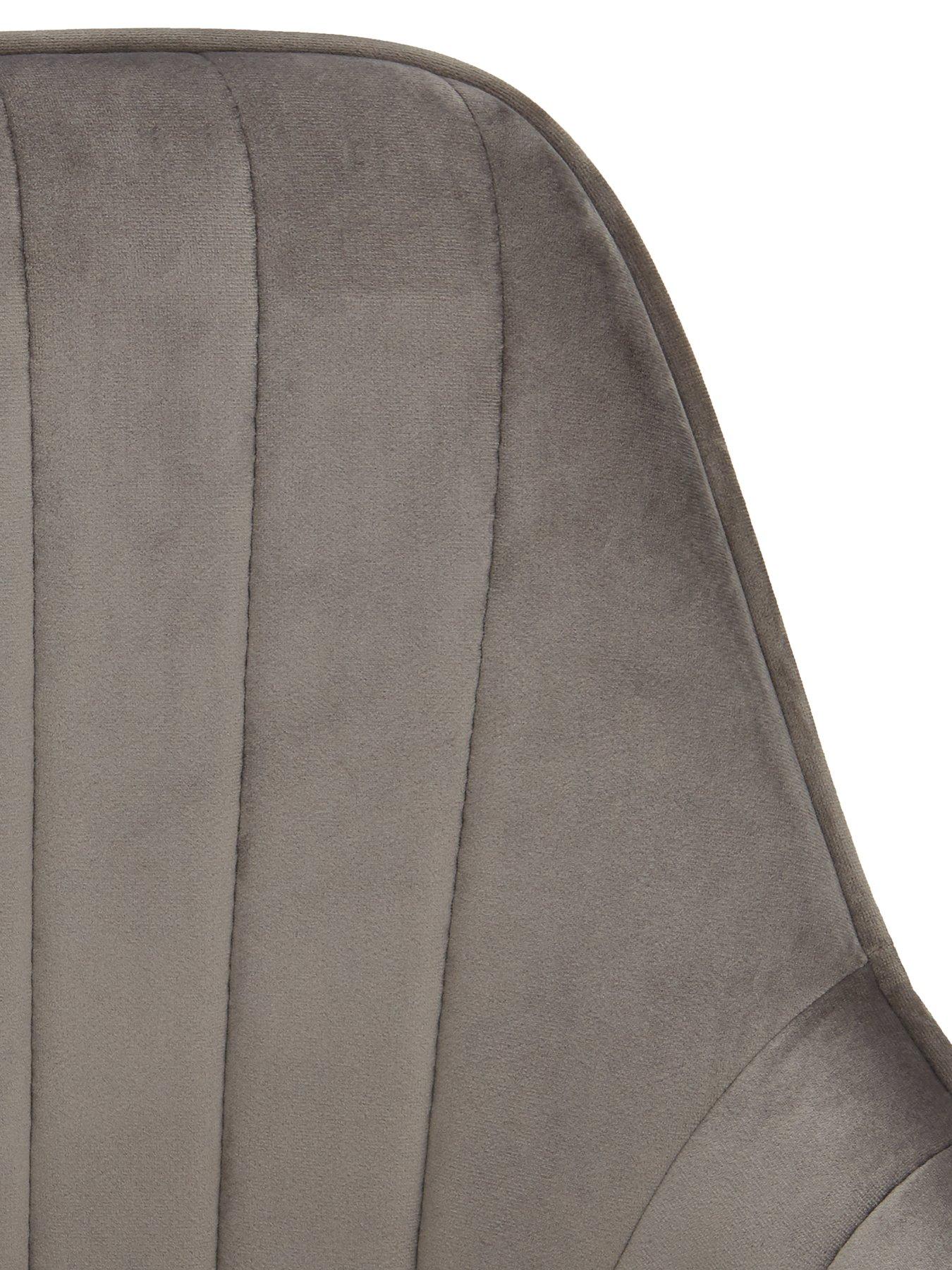 Image 4 of 5 of The Very Collection Pair of Alisha Dining Chairs - Grey- FSC&reg; Certified