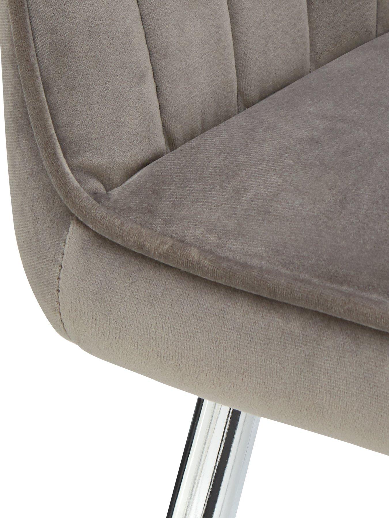Image 5 of 5 of The Very Collection Pair of Alisha Dining Chairs - Grey- FSC&reg; Certified
